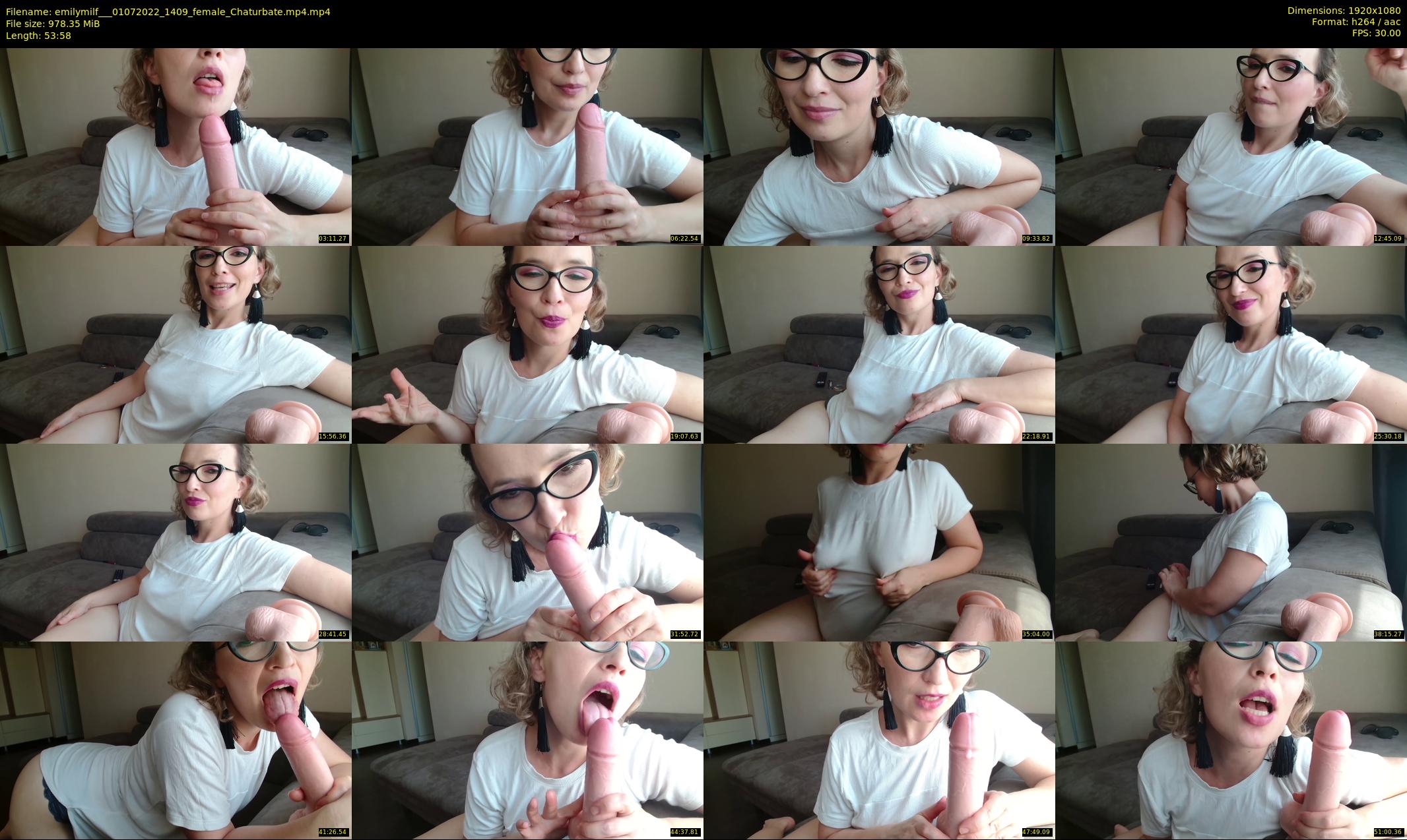 emilymilf__ — 54 minute Chaturbate female cam show recording, 1080p, Jul 1, 2022