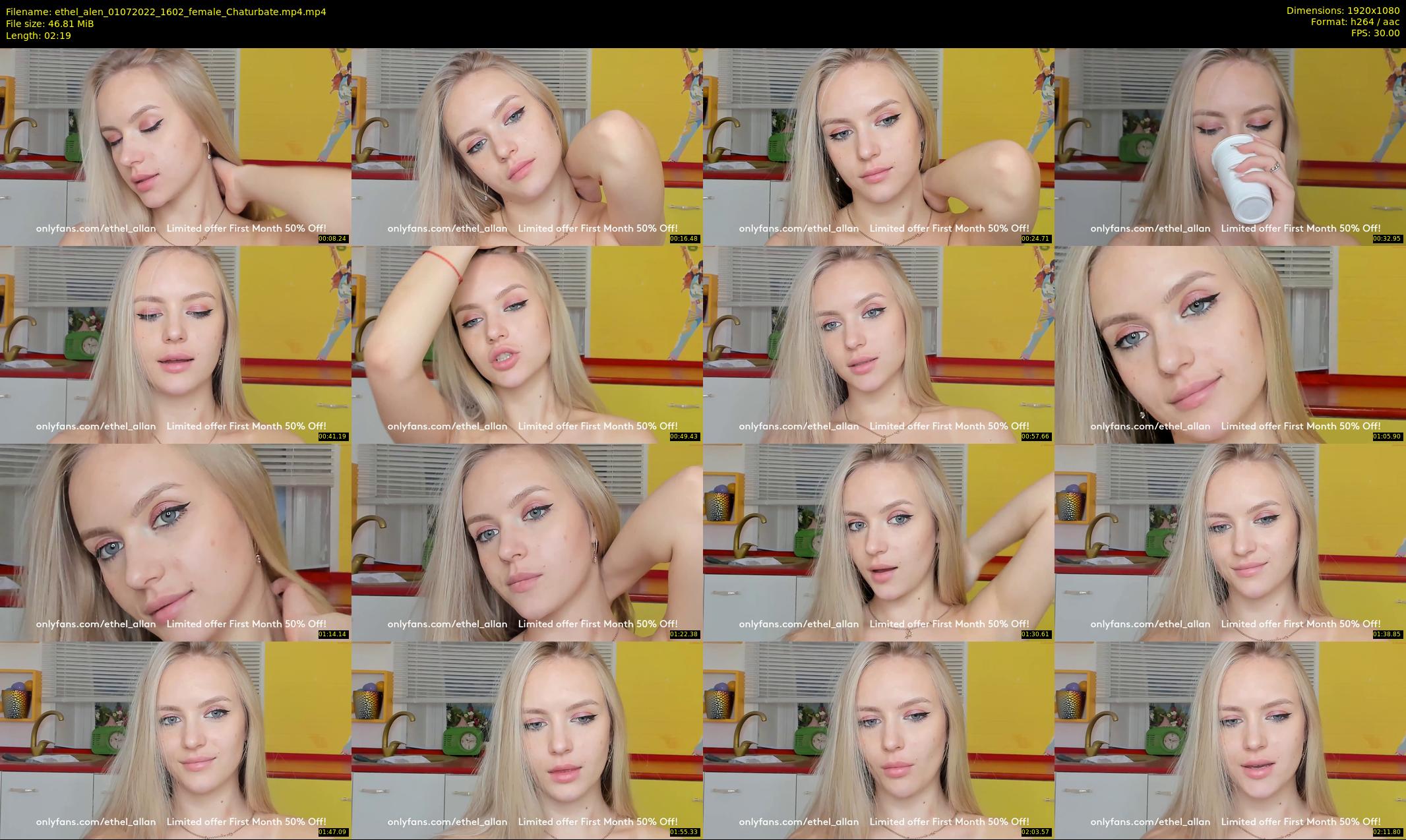 ethel_alen — 3 minute Chaturbate female cam show recording, 1080p, Jul 1, 2022