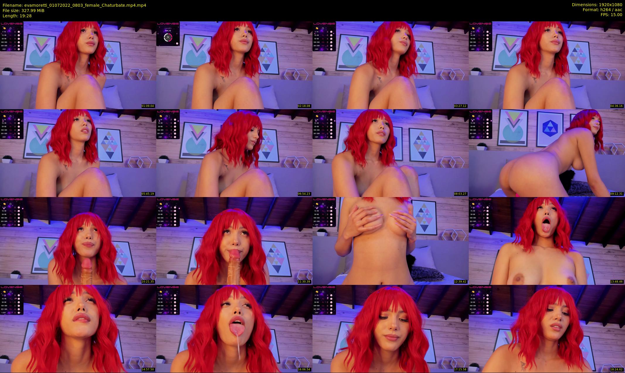 evamoretti — 20 minute Chaturbate female cam show recording, 1080p, Jul 1, 2022