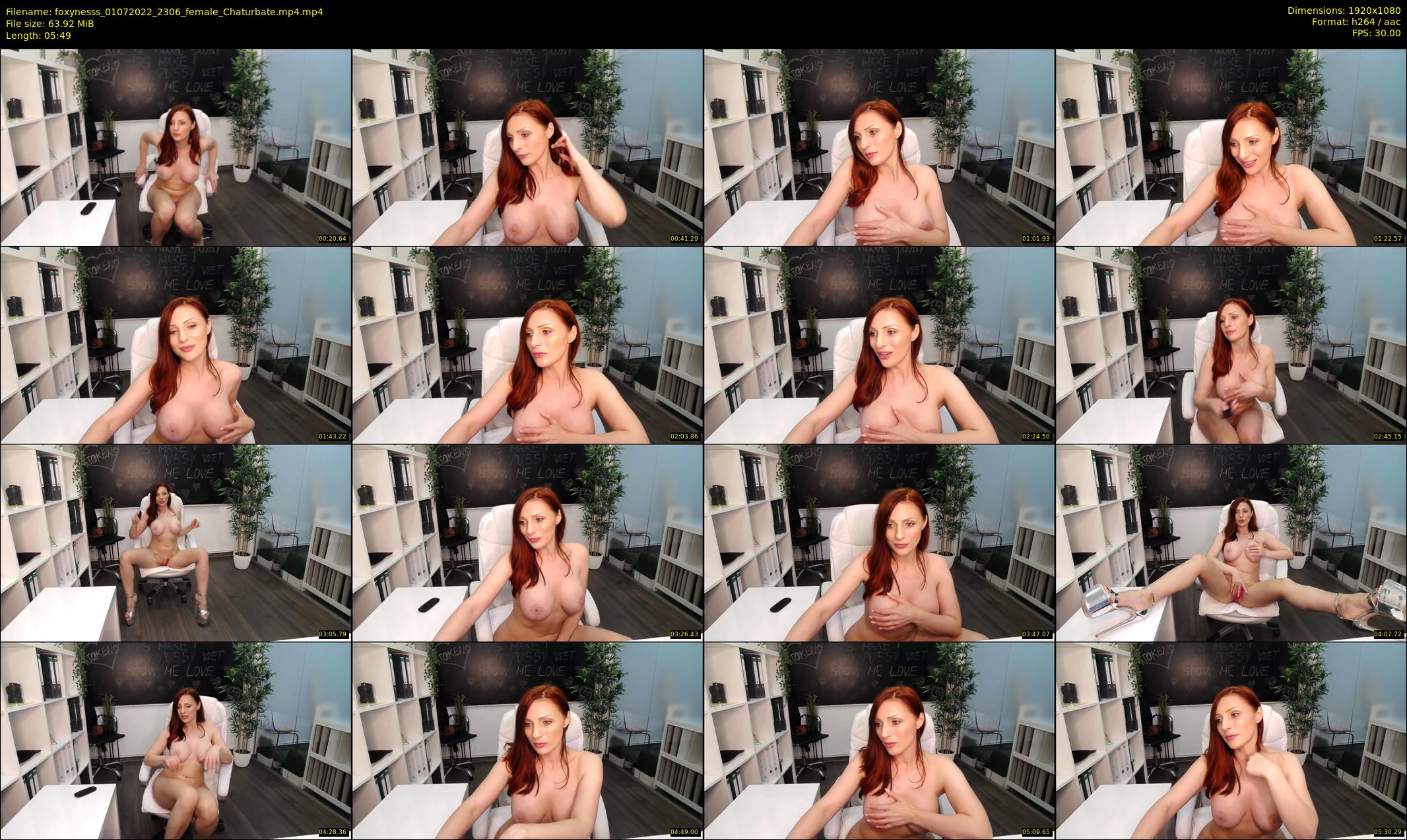 foxynesss — 6 minute Chaturbate female cam show recording, 1080p, Jul 1, 2022