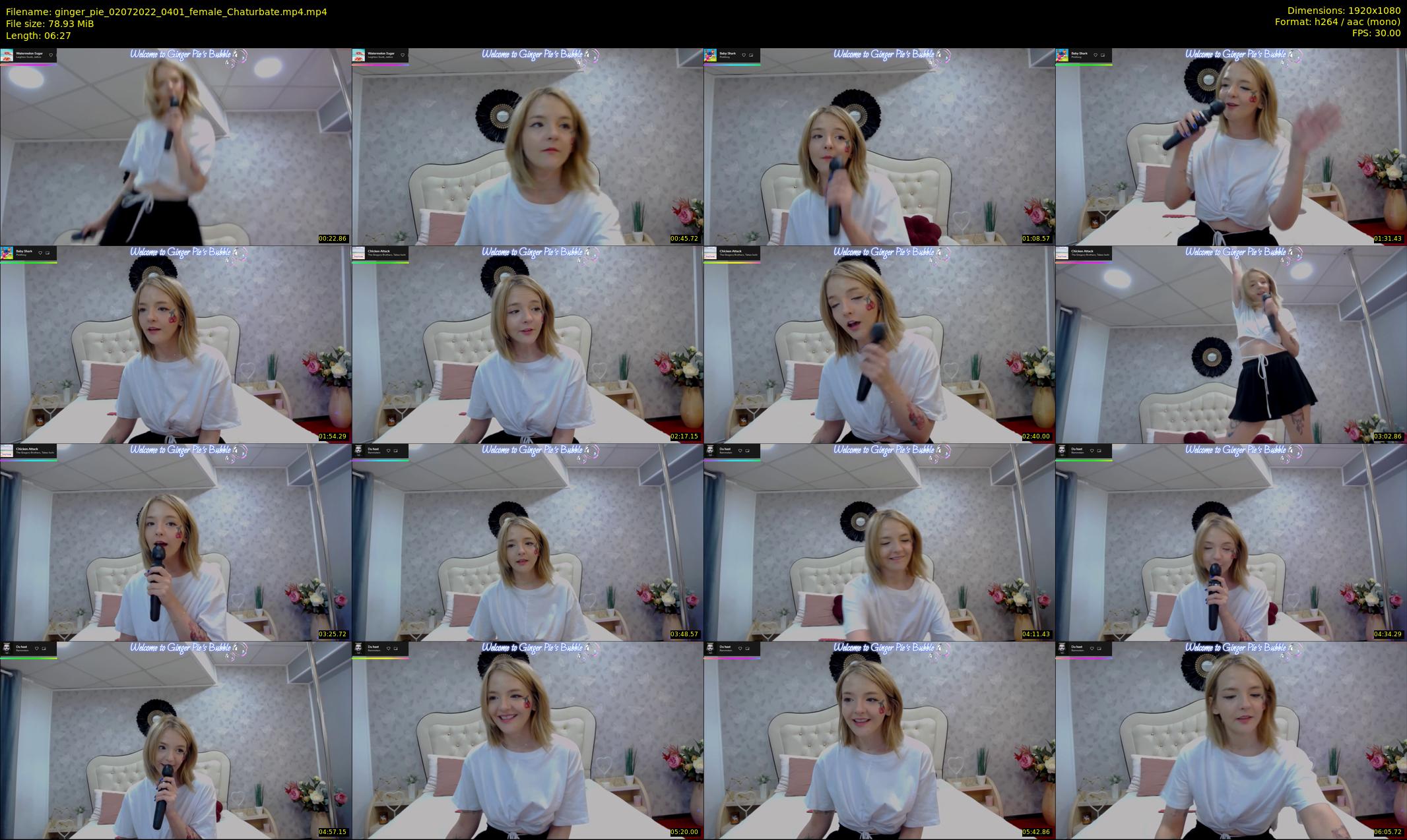 ginger_pie — 7 minute Chaturbate female cam show recording, 1080p, Jul 2, 2022