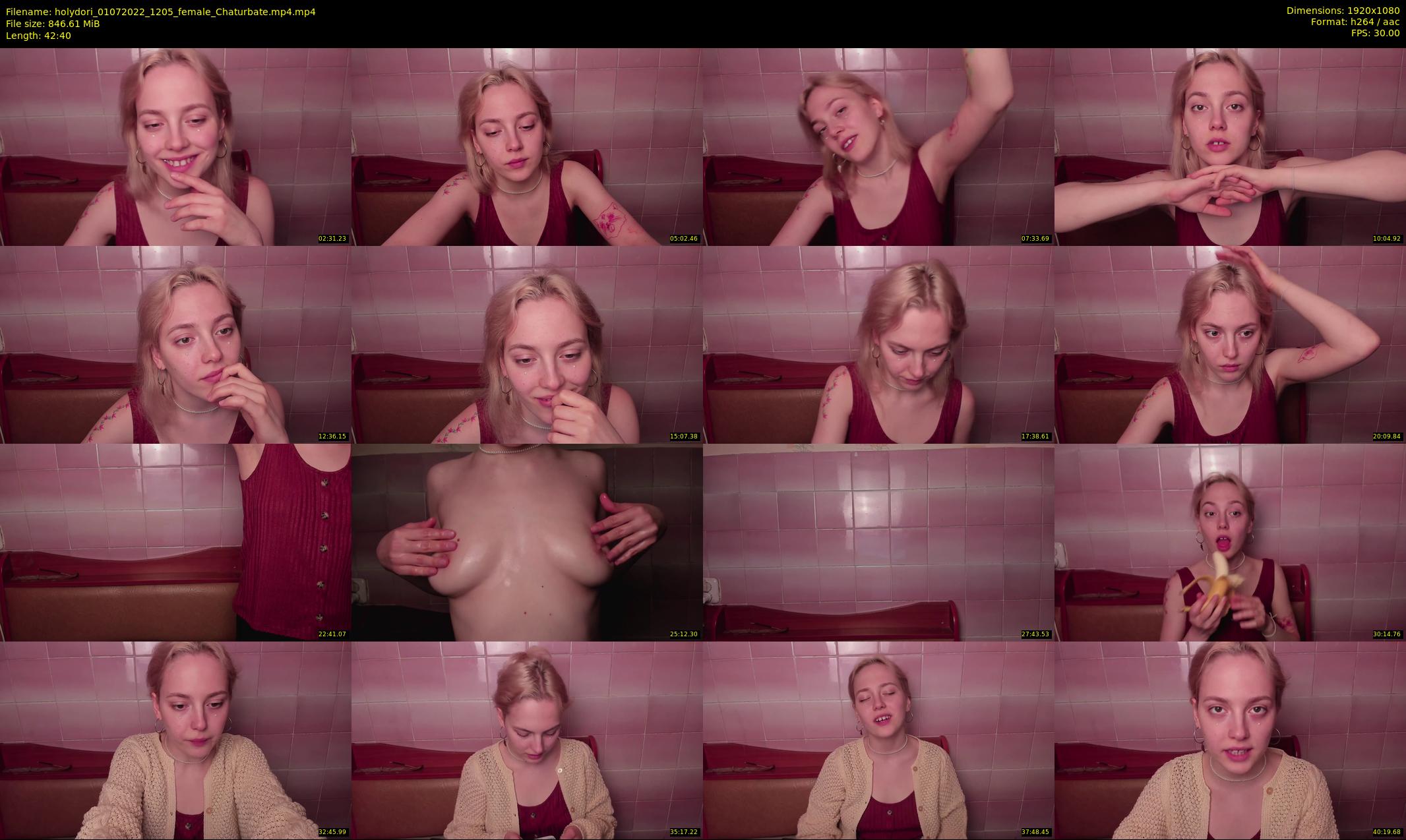 holydori — 43 minute Chaturbate female cam show recording, 1080p, Jul 1, 2022