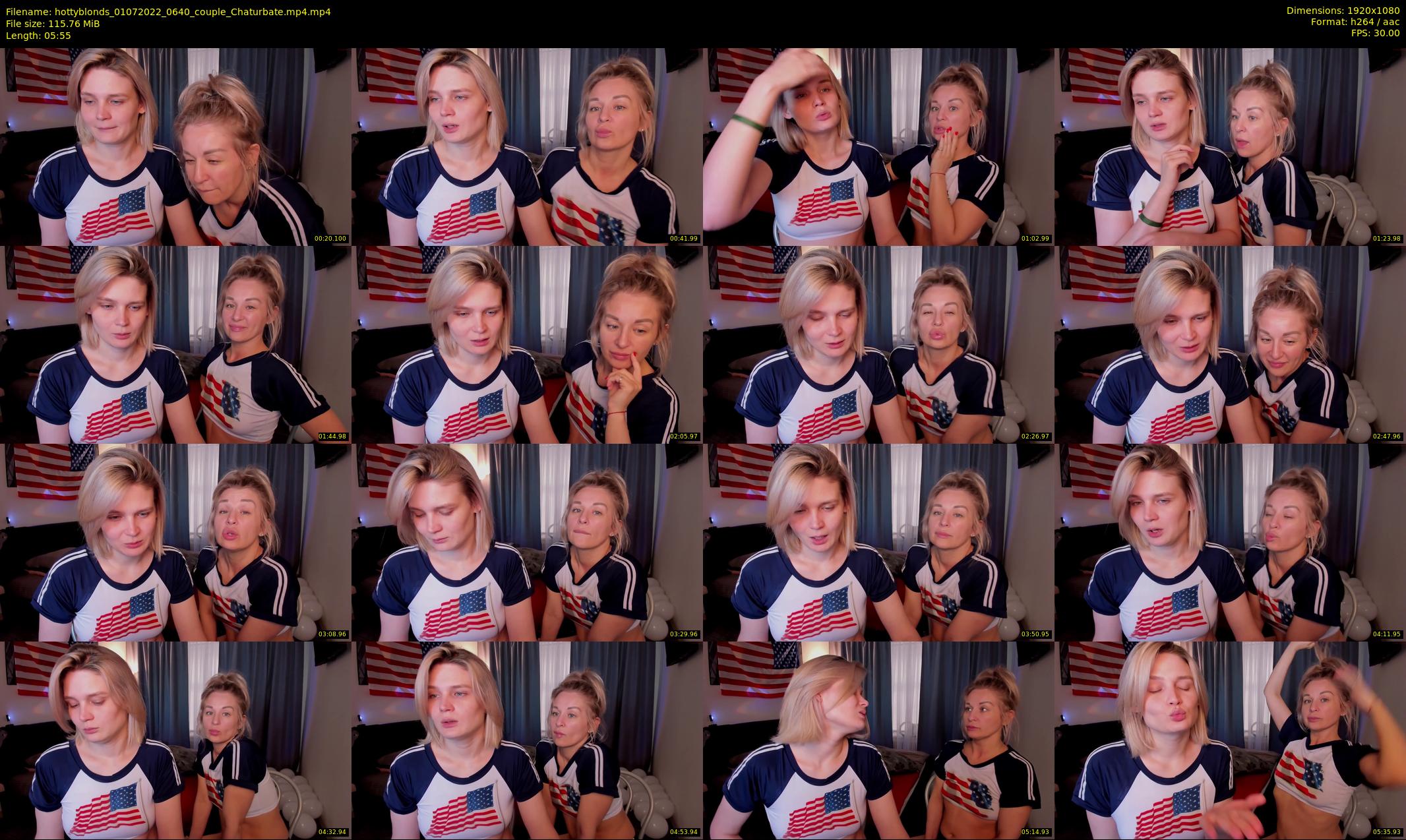 hottyblonds — 6 minute Chaturbate couple cam show recording, 1080p, Jul 1, 2022