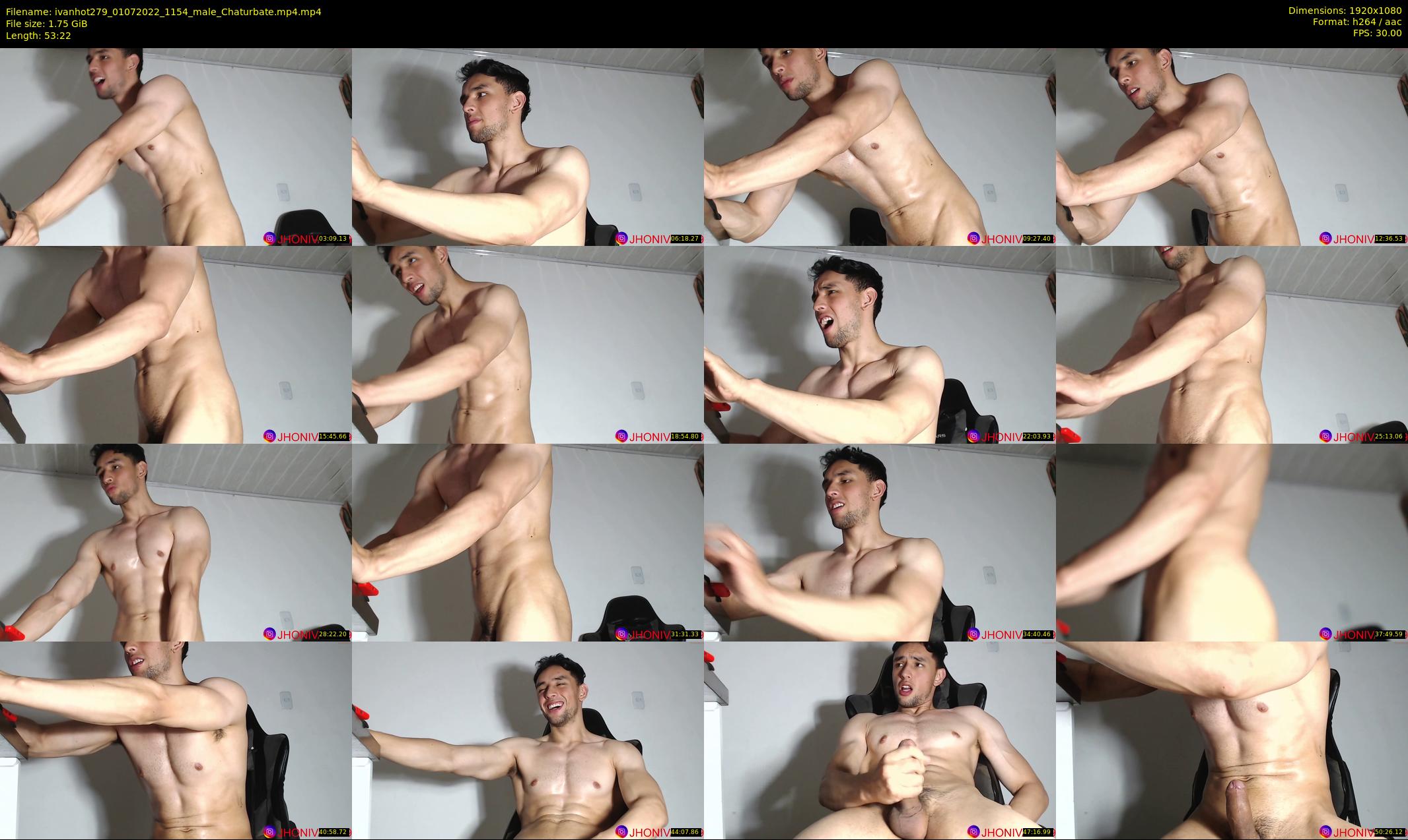 ivanhot279 — 54 minute Chaturbate male cam show recording, 1080p, Jul 1, 2022