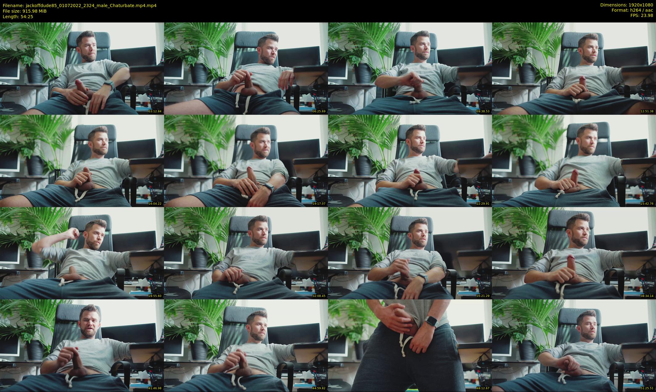 jackoffdude85 — 55 minute Chaturbate male cam show recording, 1080p, Jul 1, 2022
