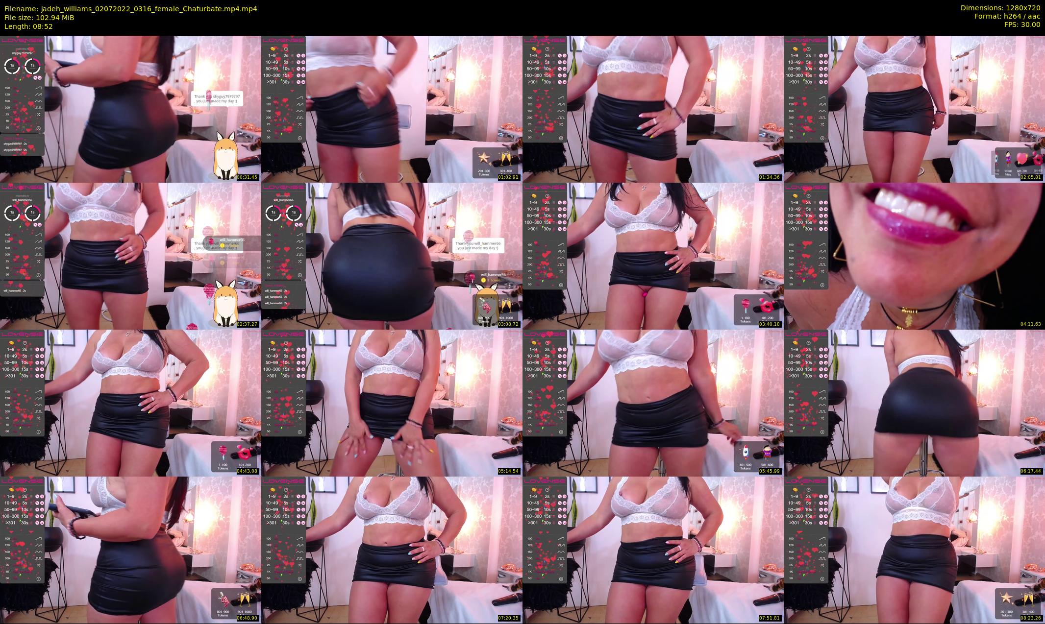 jadeh_williams — 9 minute Chaturbate female cam show recording, 720p, Jul 2, 2022
