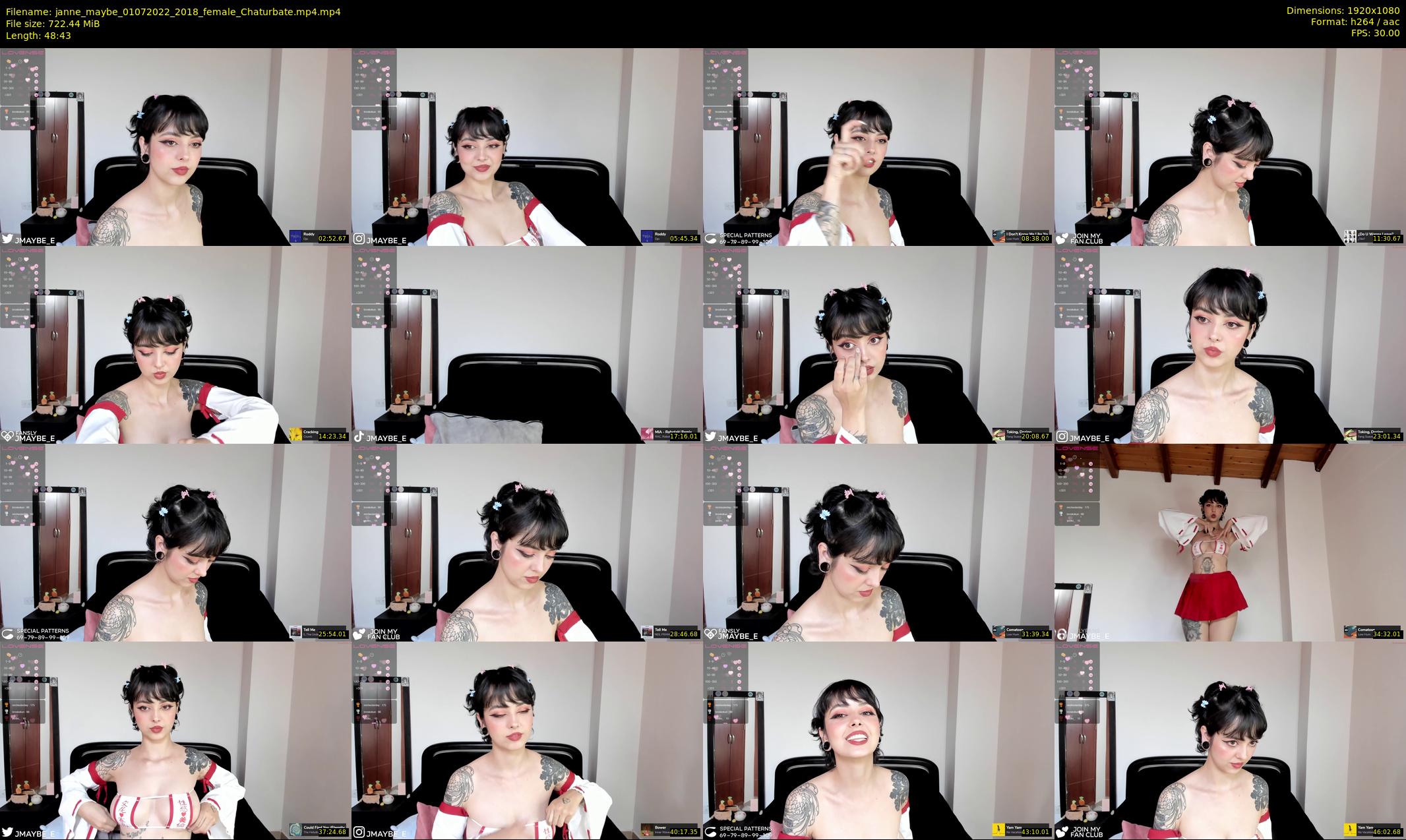janne_maybe — 49 minute Chaturbate female cam show recording, 1080p, Jul 1, 2022