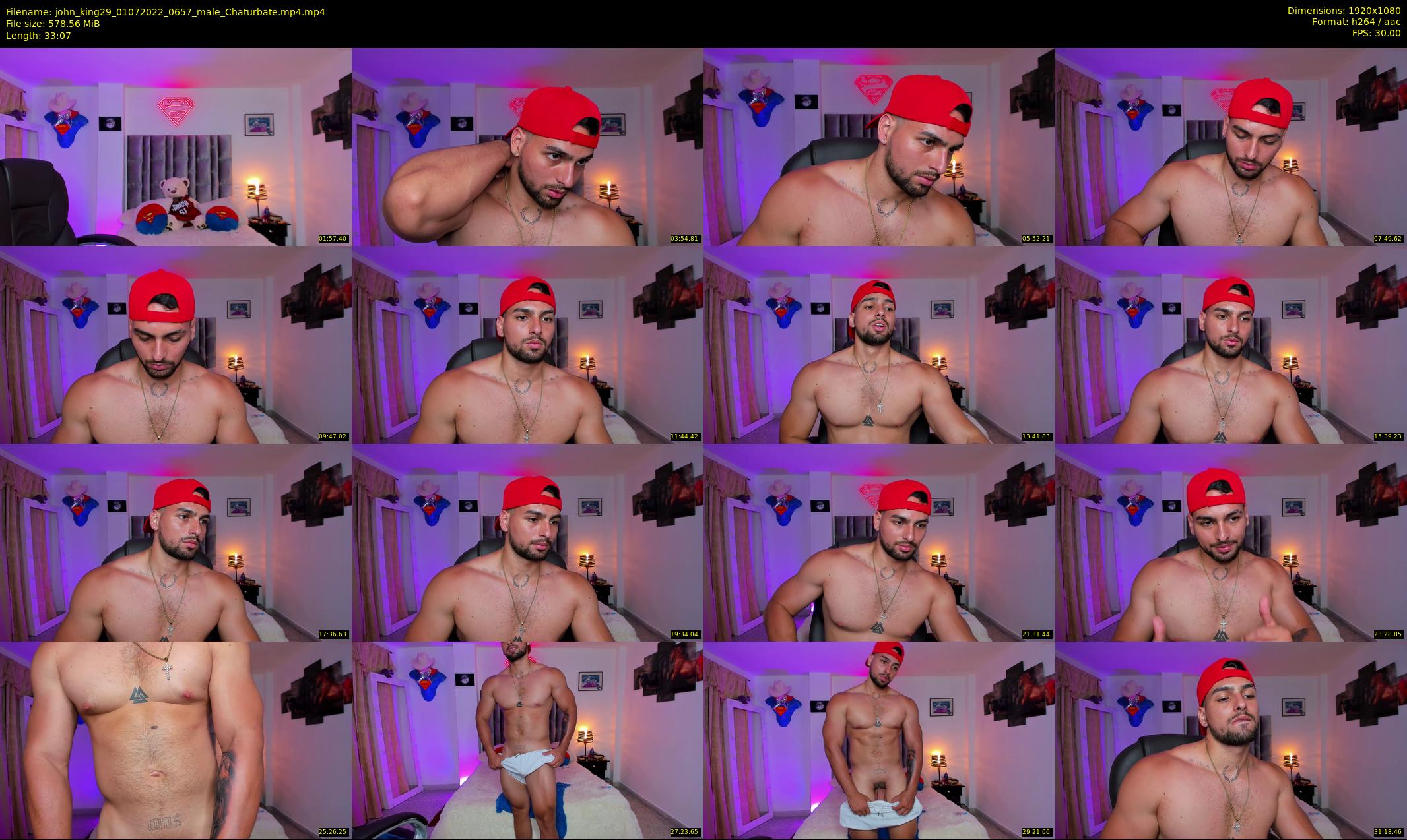 john_king29 — 34 minute Chaturbate male cam show recording, 1080p, Jul 1, 2022