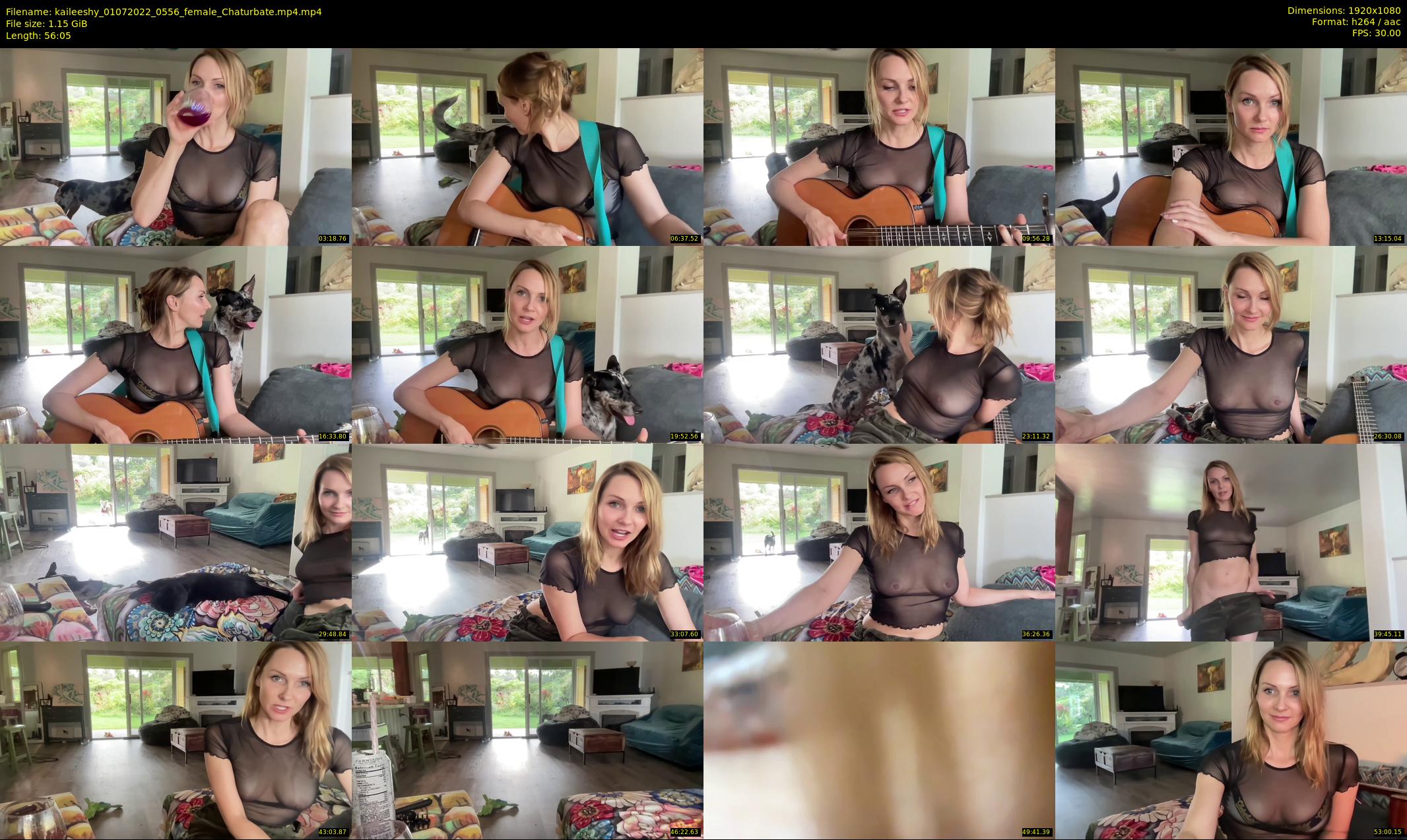 kaileeshy — 57 minute Chaturbate female cam show recording, 1080p, Jul 1, 2022