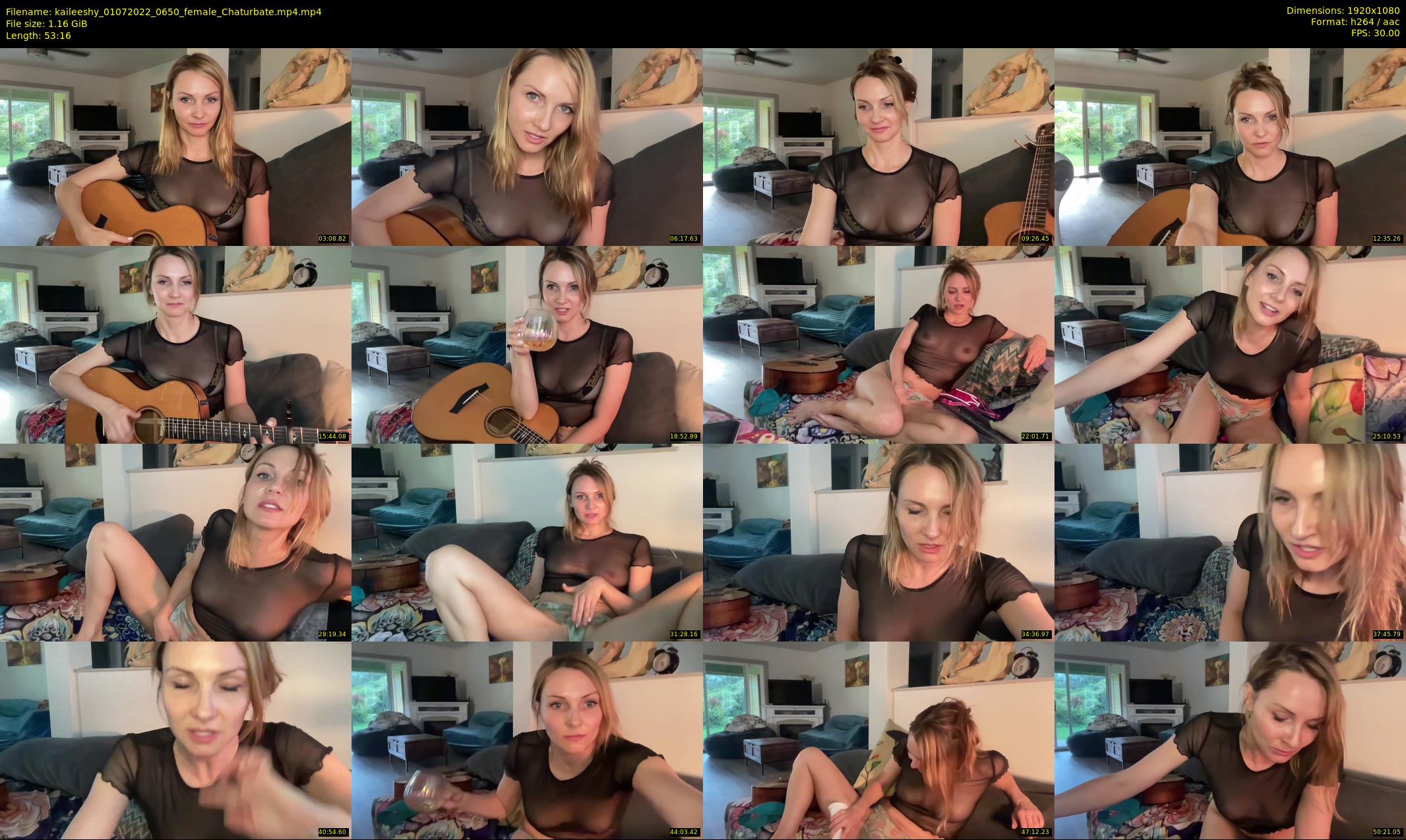 kaileeshy — 54 minute Chaturbate female cam show recording, 1080p, Jul 1, 2022