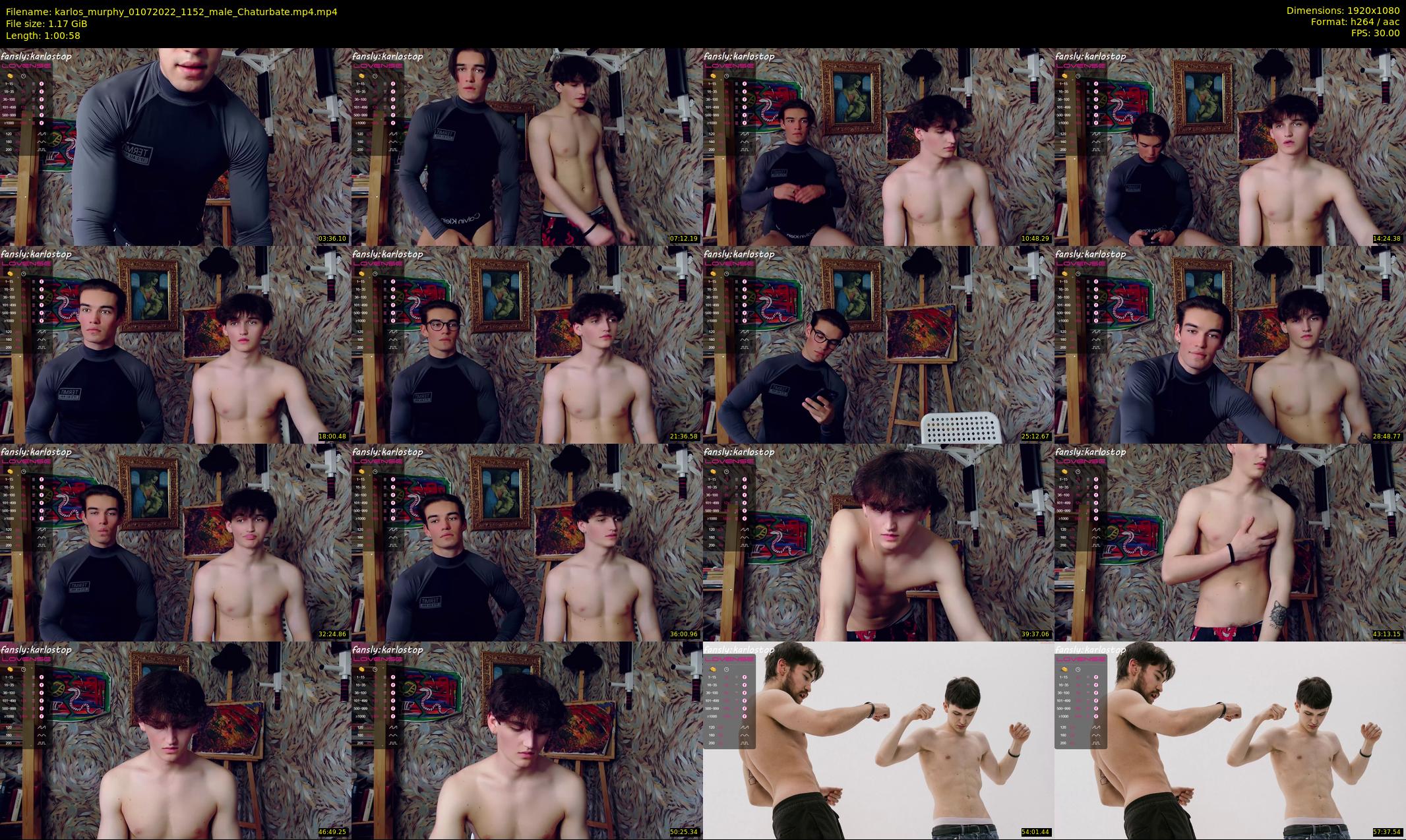 karlos_murphy — 61 minute Chaturbate male cam show recording, 1080p, Jul 1, 2022