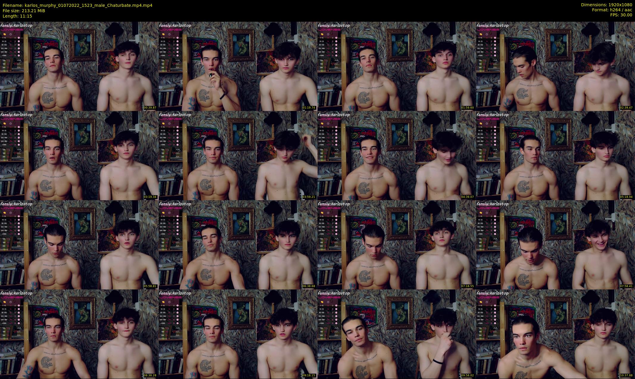 karlos_murphy — 12 minute Chaturbate male cam show recording, 1080p, Jul 1, 2022