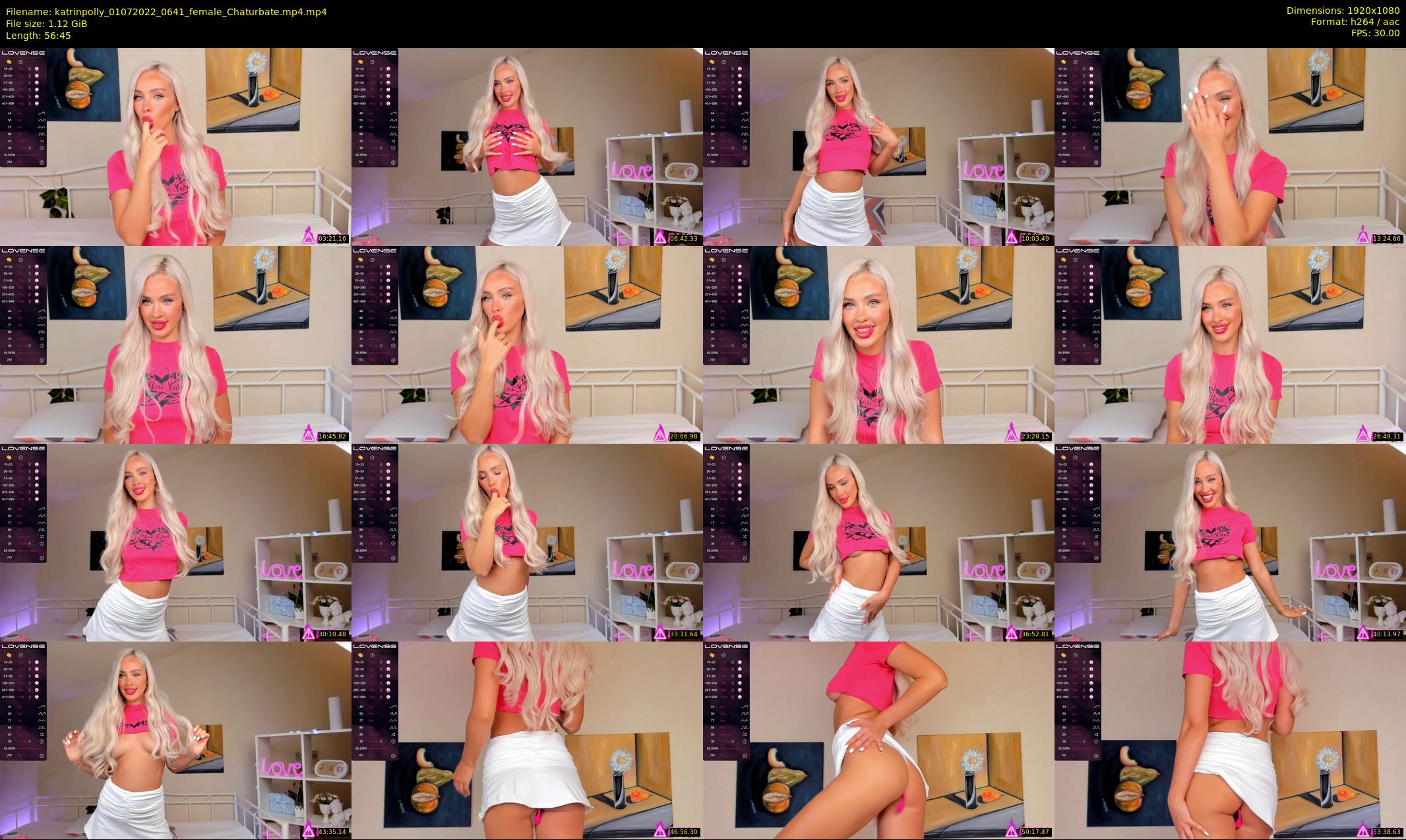 katrinpolly — 57 minute Chaturbate couple cam show recording, 1080p, Jul 1, 2022