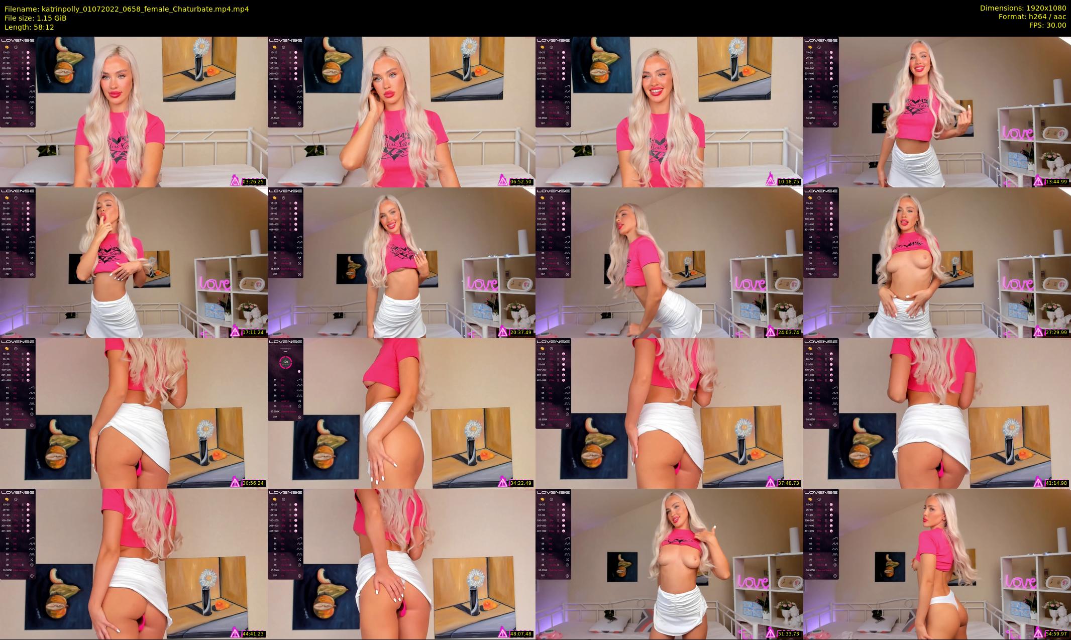 katrinpolly — 59 minute Chaturbate couple cam show recording, 1080p, Jul 1, 2022
