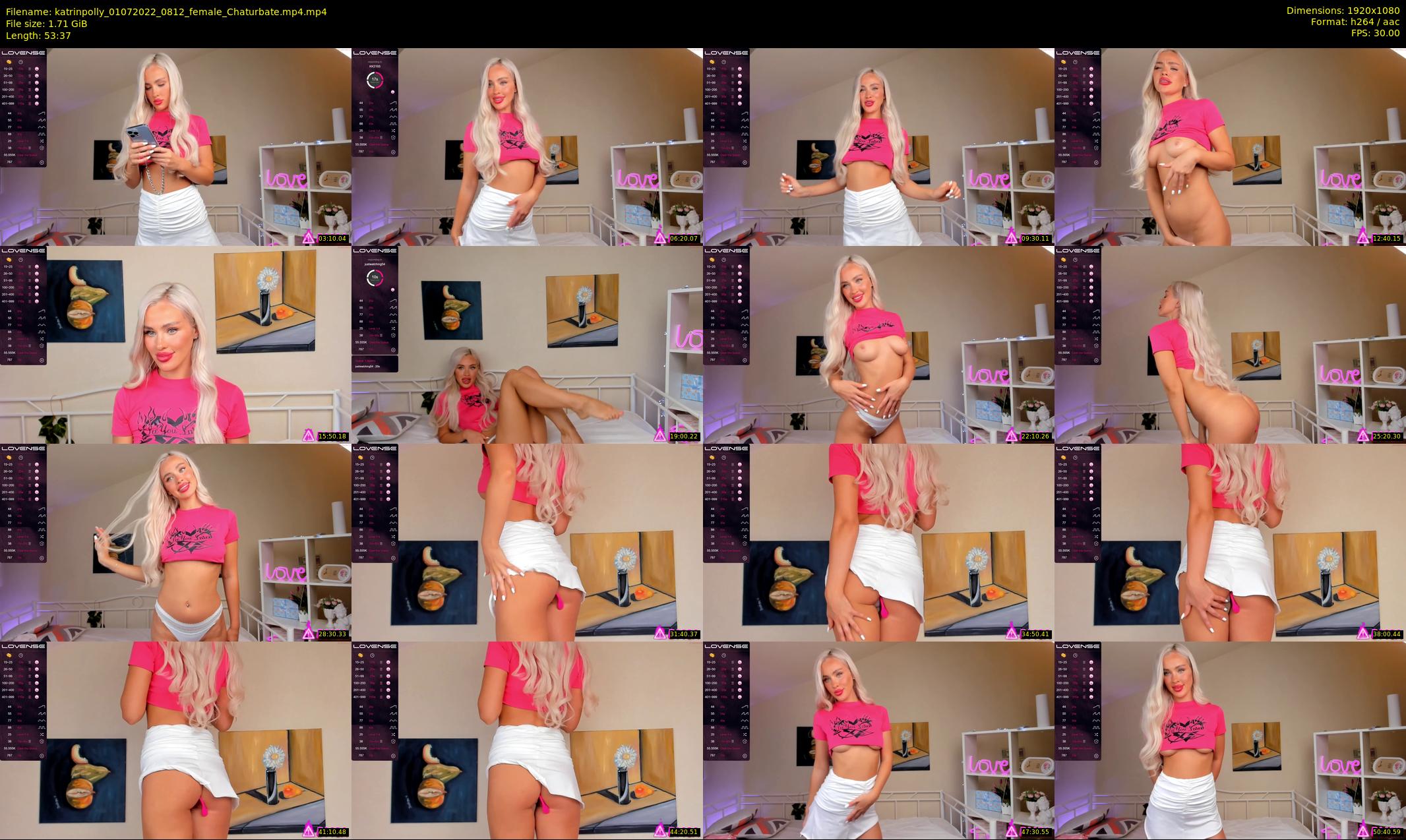 katrinpolly — 54 minute Chaturbate couple cam show recording, 1080p, Jul 1, 2022