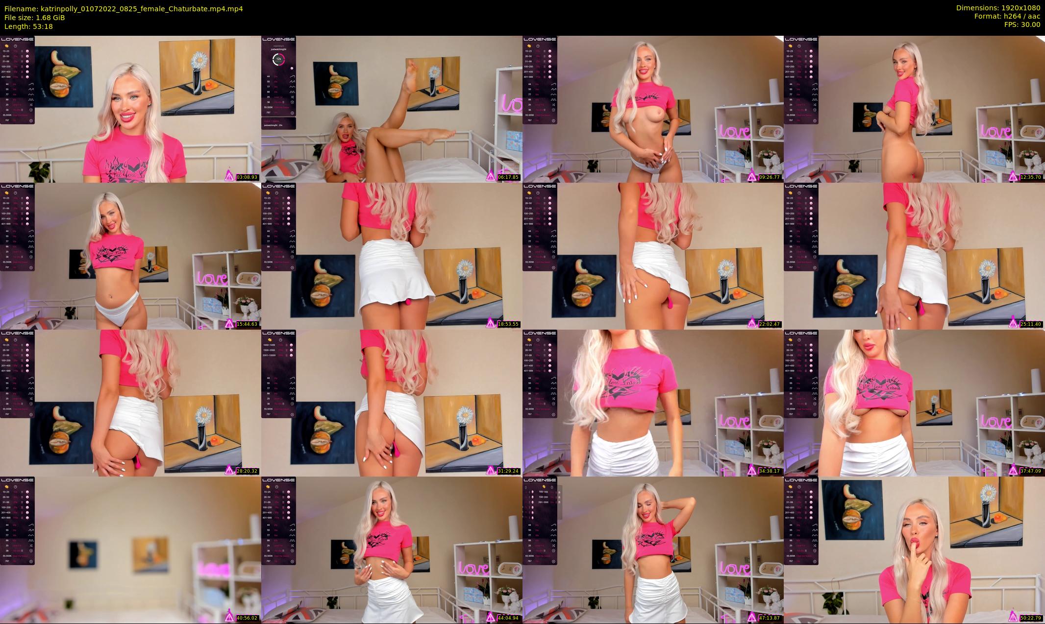 katrinpolly — 54 minute Chaturbate couple cam show recording, 1080p, Jul 1, 2022