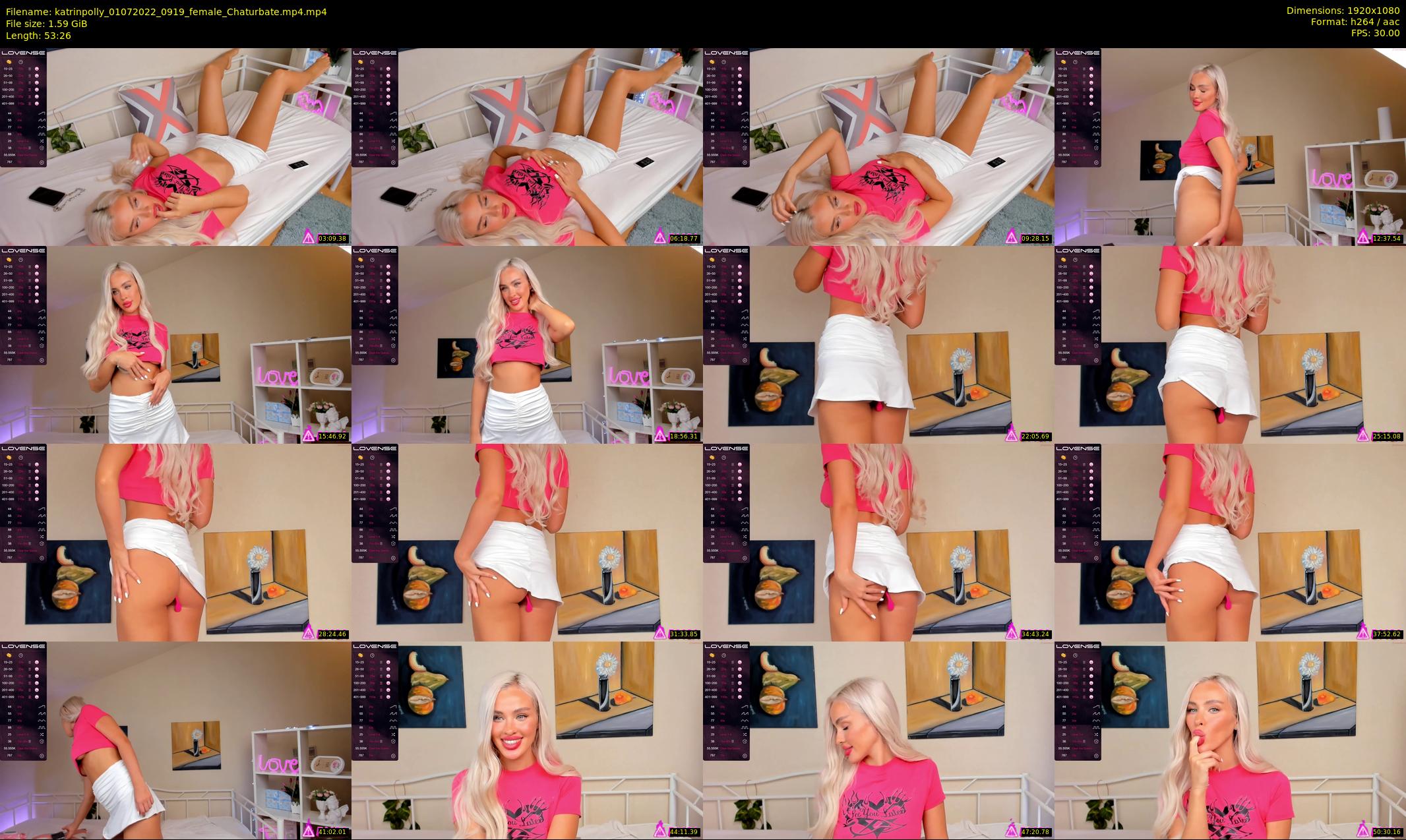 katrinpolly — 54 minute Chaturbate couple cam show recording, 1080p, Jul 1, 2022