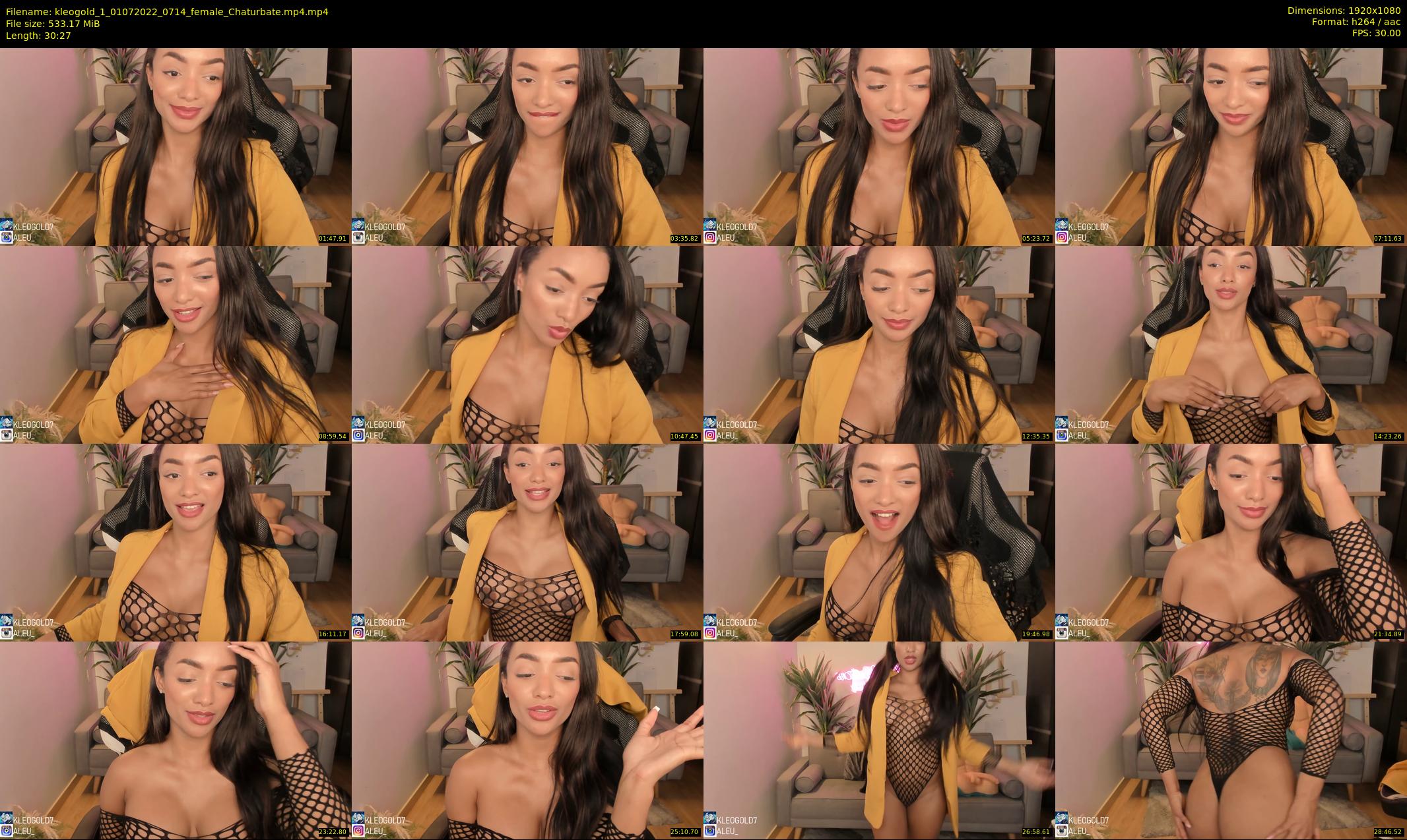 kleogold_1 — 31 minute Chaturbate female cam show recording, 1080p, Jul 1, 2022