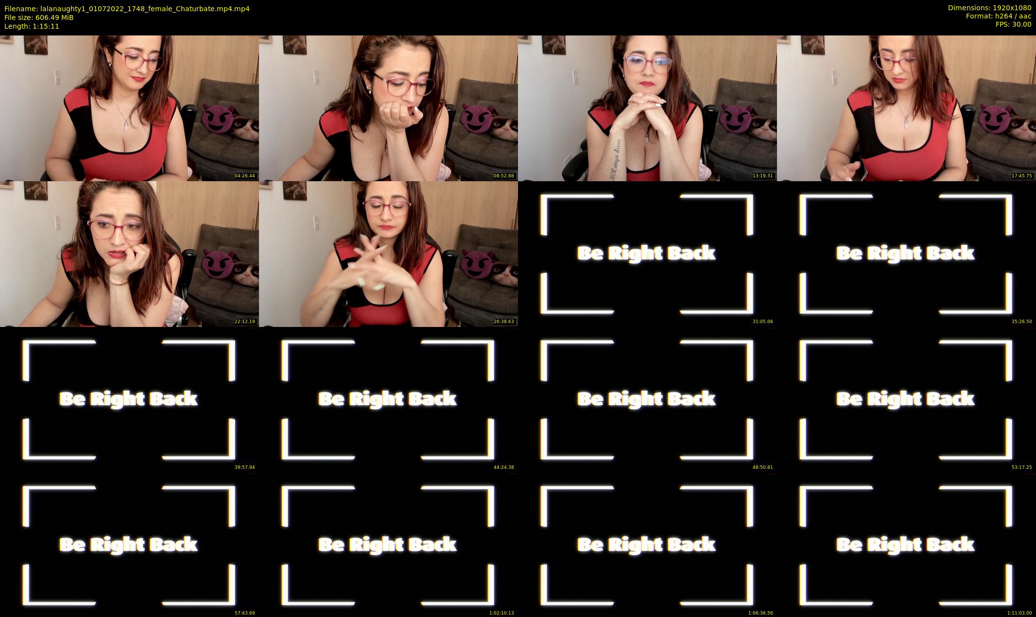 lalanaughty1 — 76 minute Chaturbate female cam show recording, 1080p, Jul 1, 2022