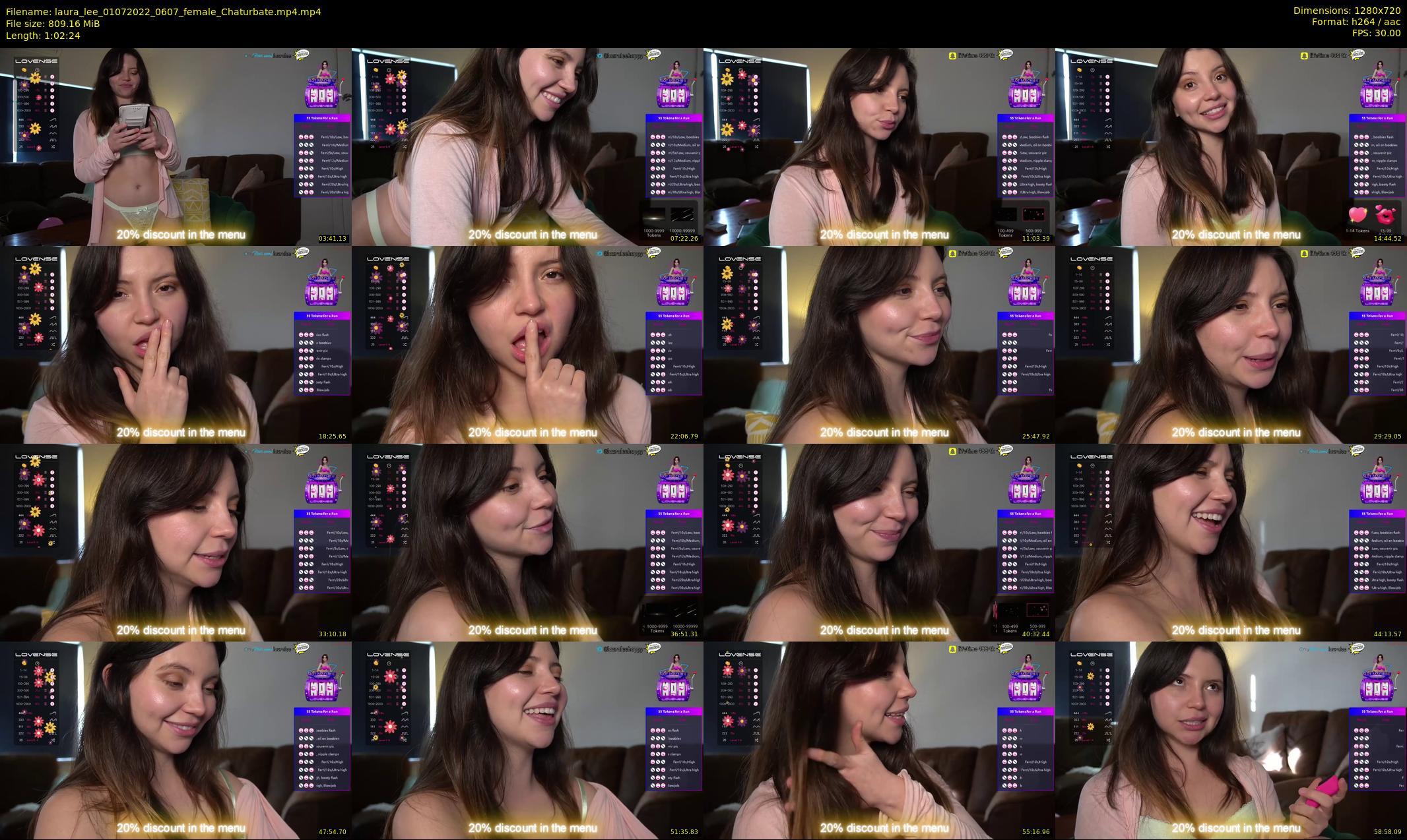 laura_lee — 63 minute Chaturbate female cam show recording, 720p, Jul 1, 2022