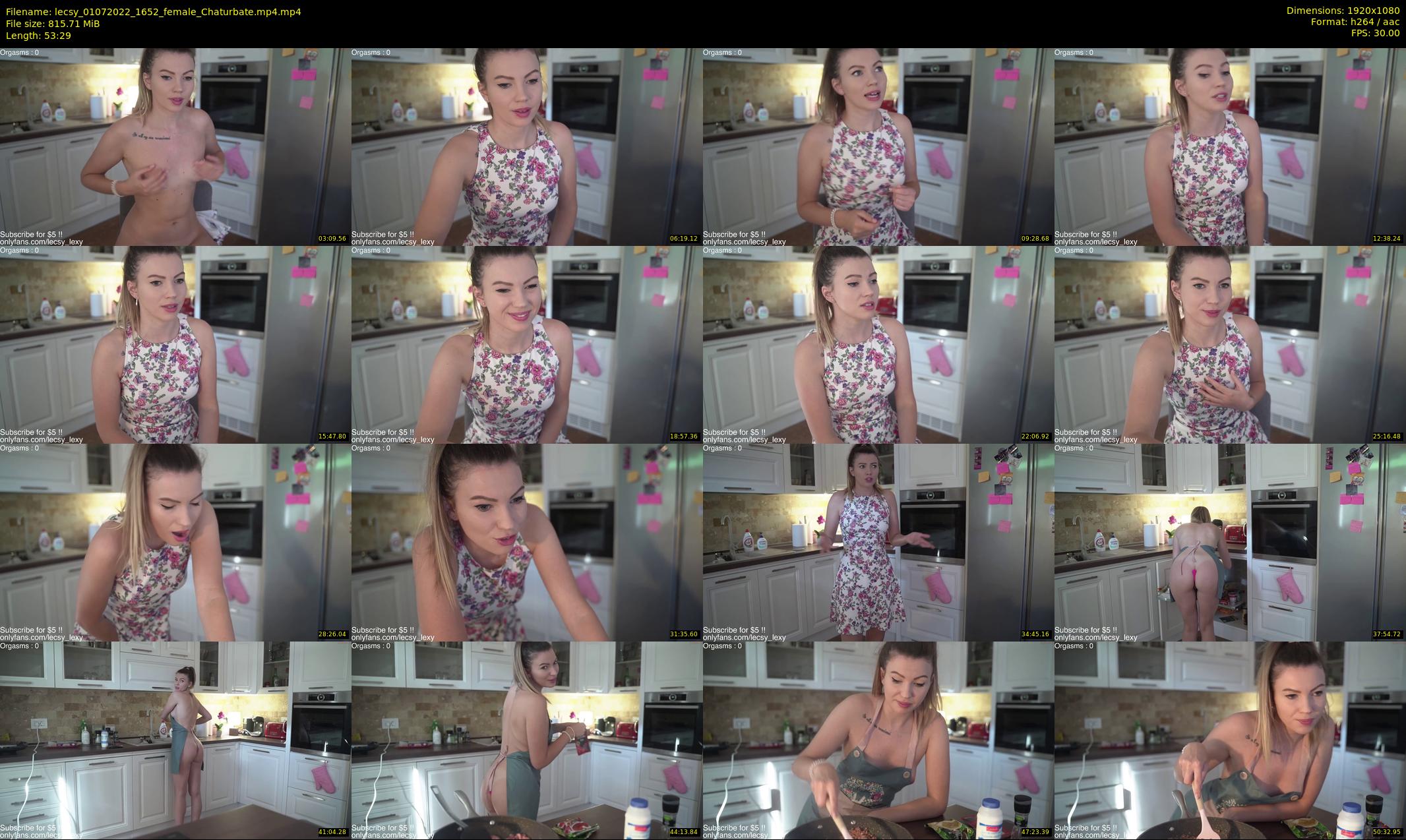 lecsy — 54 minute Chaturbate female cam show recording, 1080p, Jul 1, 2022