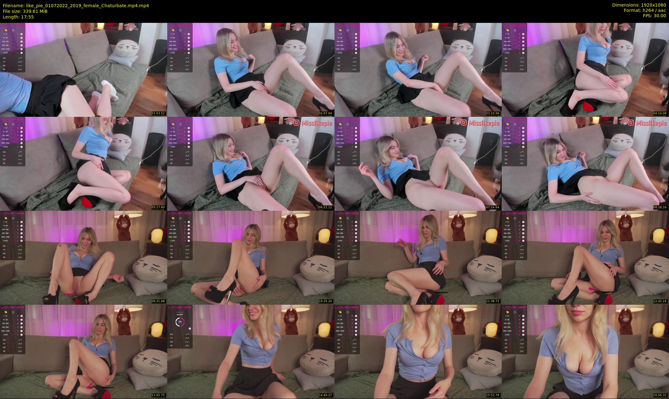 like_pie — 18 minute Chaturbate couple cam show recording, 1080p, Jul 1, 2022