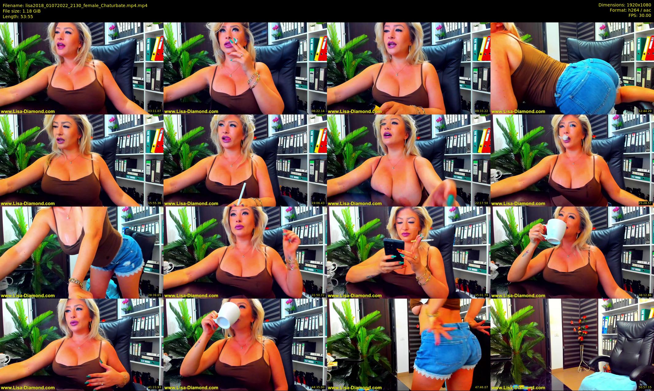 lisa2018 — 54 minute Chaturbate female cam show recording, 1080p, Jul 1, 2022