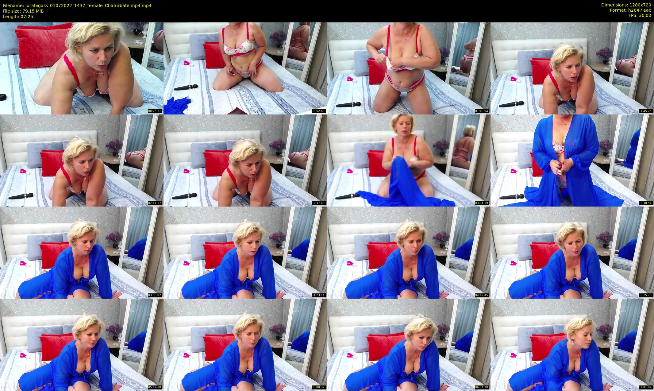 lorabigass — 8 minute Chaturbate female cam show recording, 720p, Jul 1, 2022
