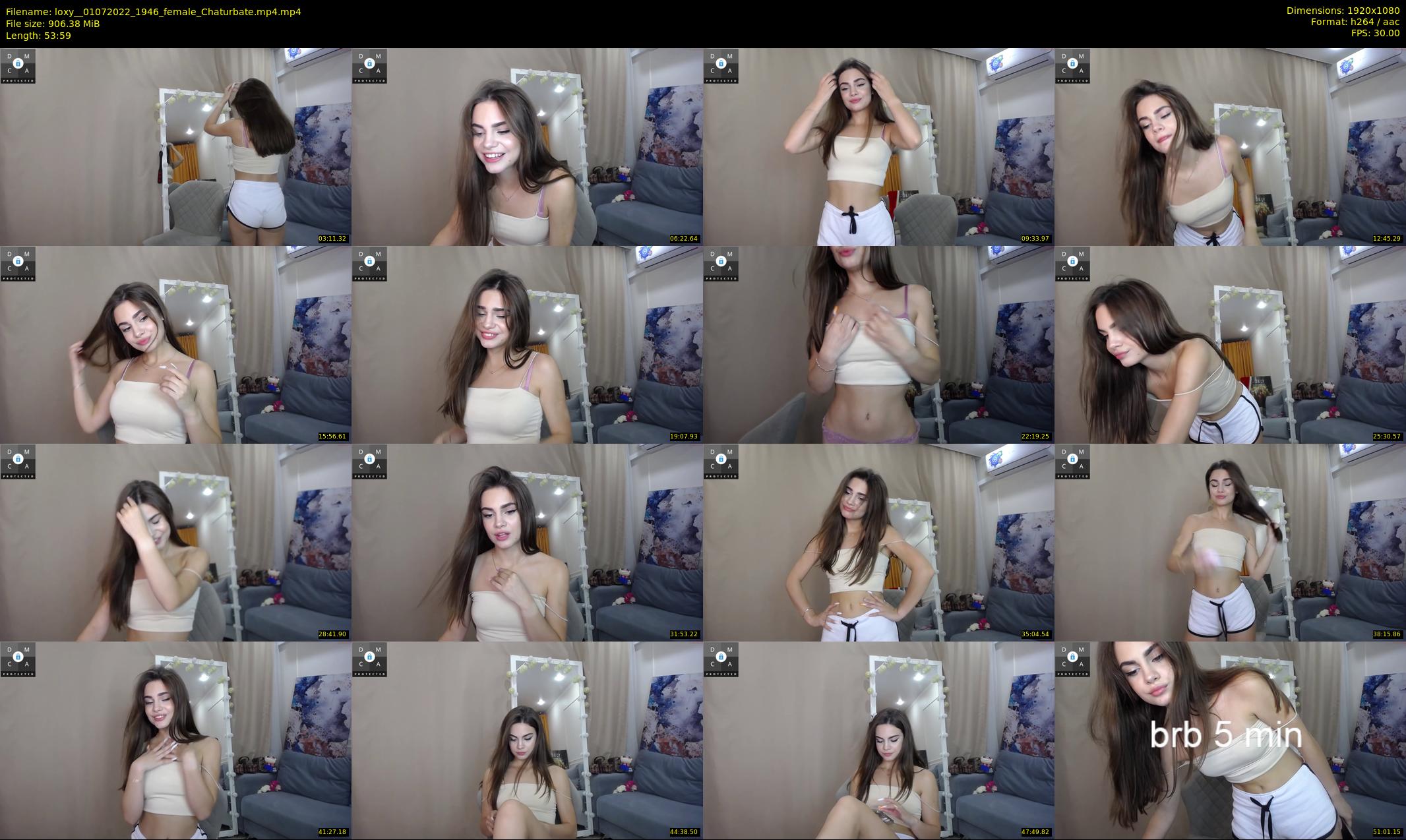 loxy_ — 54 minute Chaturbate female cam show recording, 1080p, Jul 1, 2022