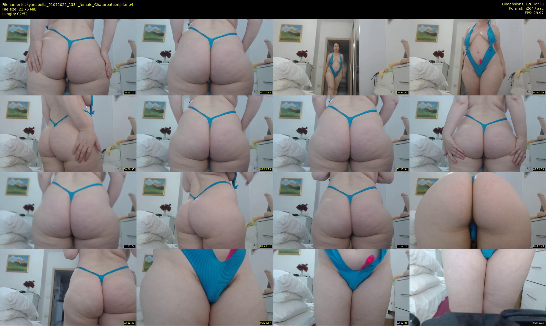luckyanabella — 3 minute Chaturbate female cam show recording, 720p, Jul 1, 2022