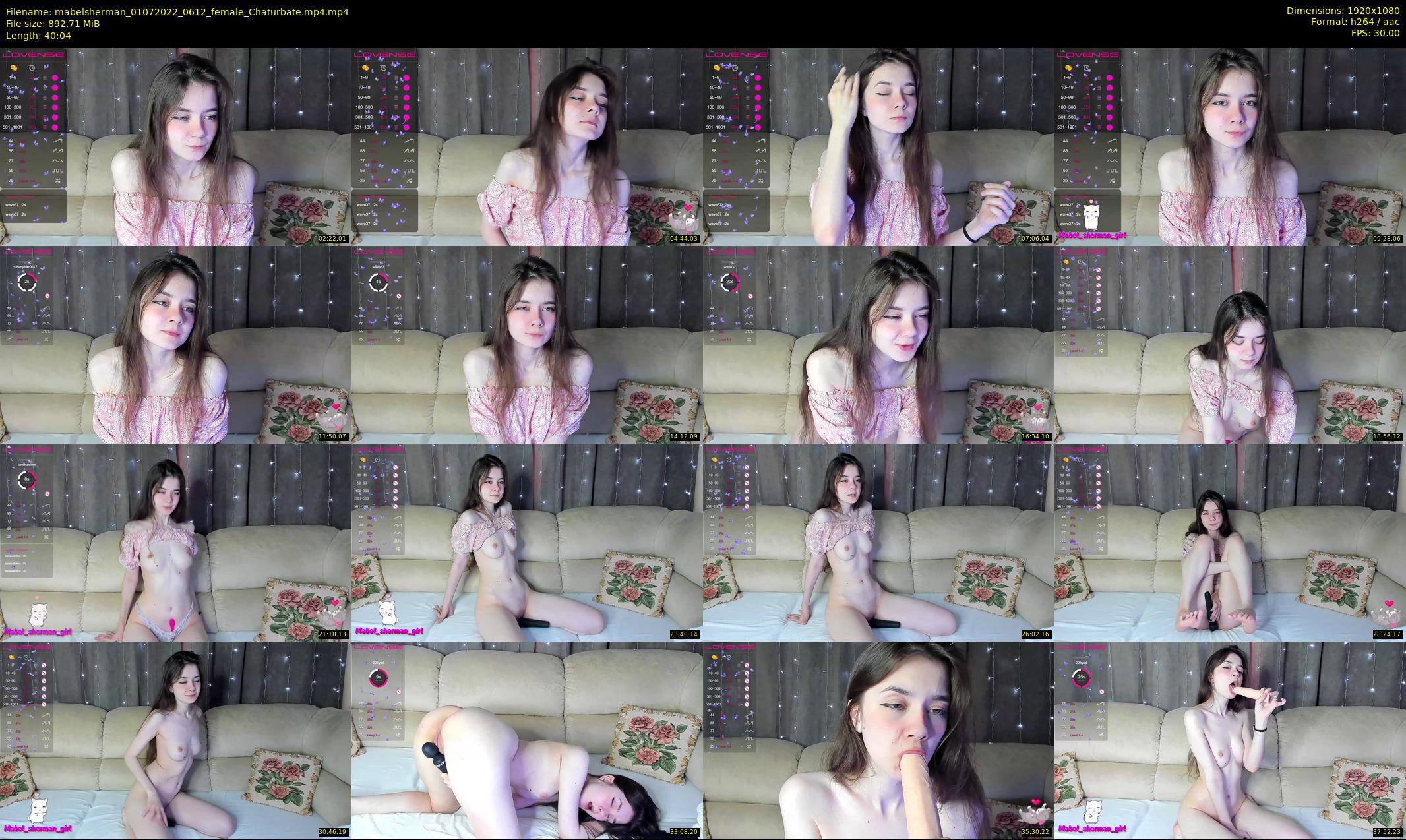 mabelsherman — 41 minute Chaturbate couple cam show recording, 1080p, Jul 1, 2022