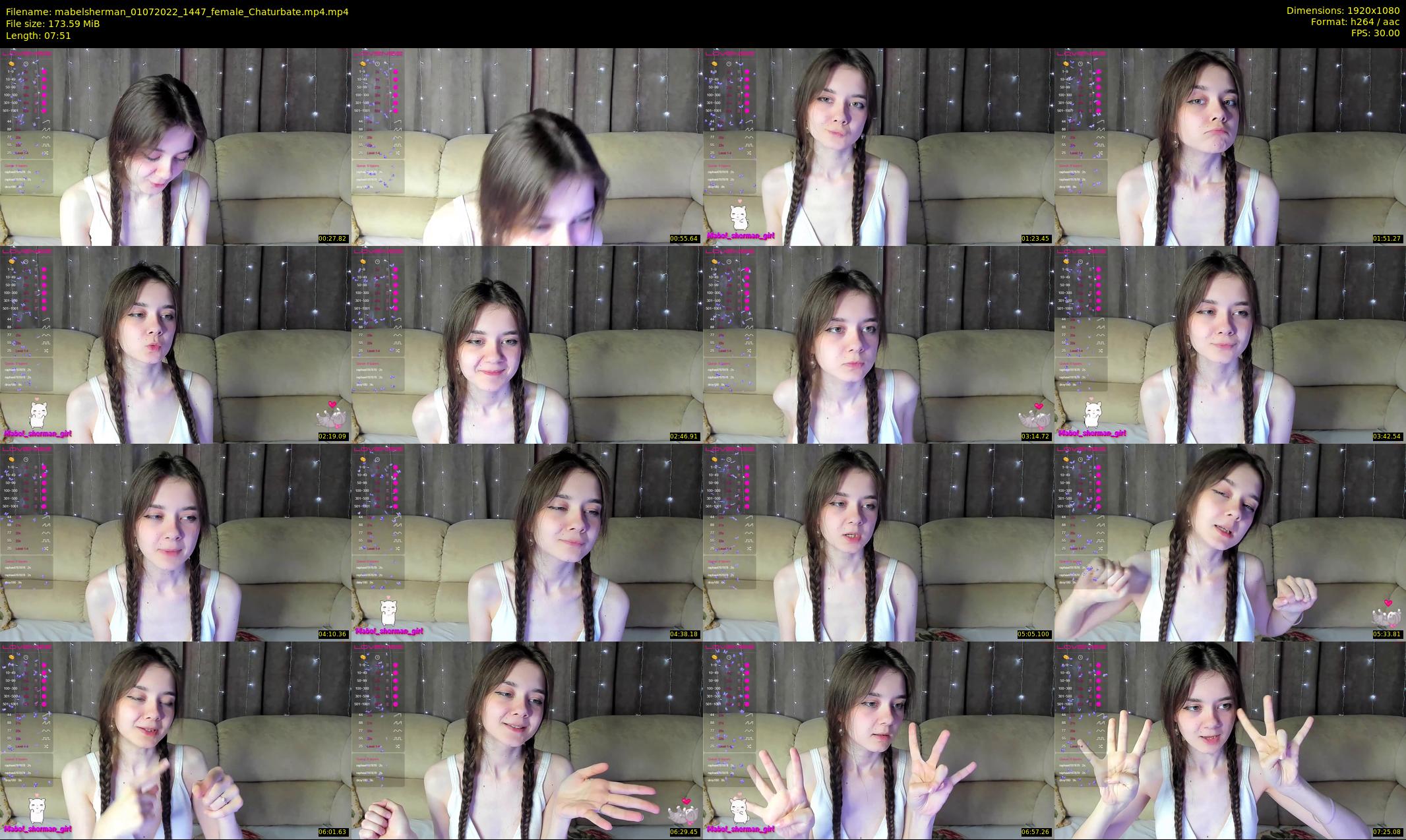 mabelsherman — 8 minute Chaturbate couple cam show recording, 1080p, Jul 1, 2022