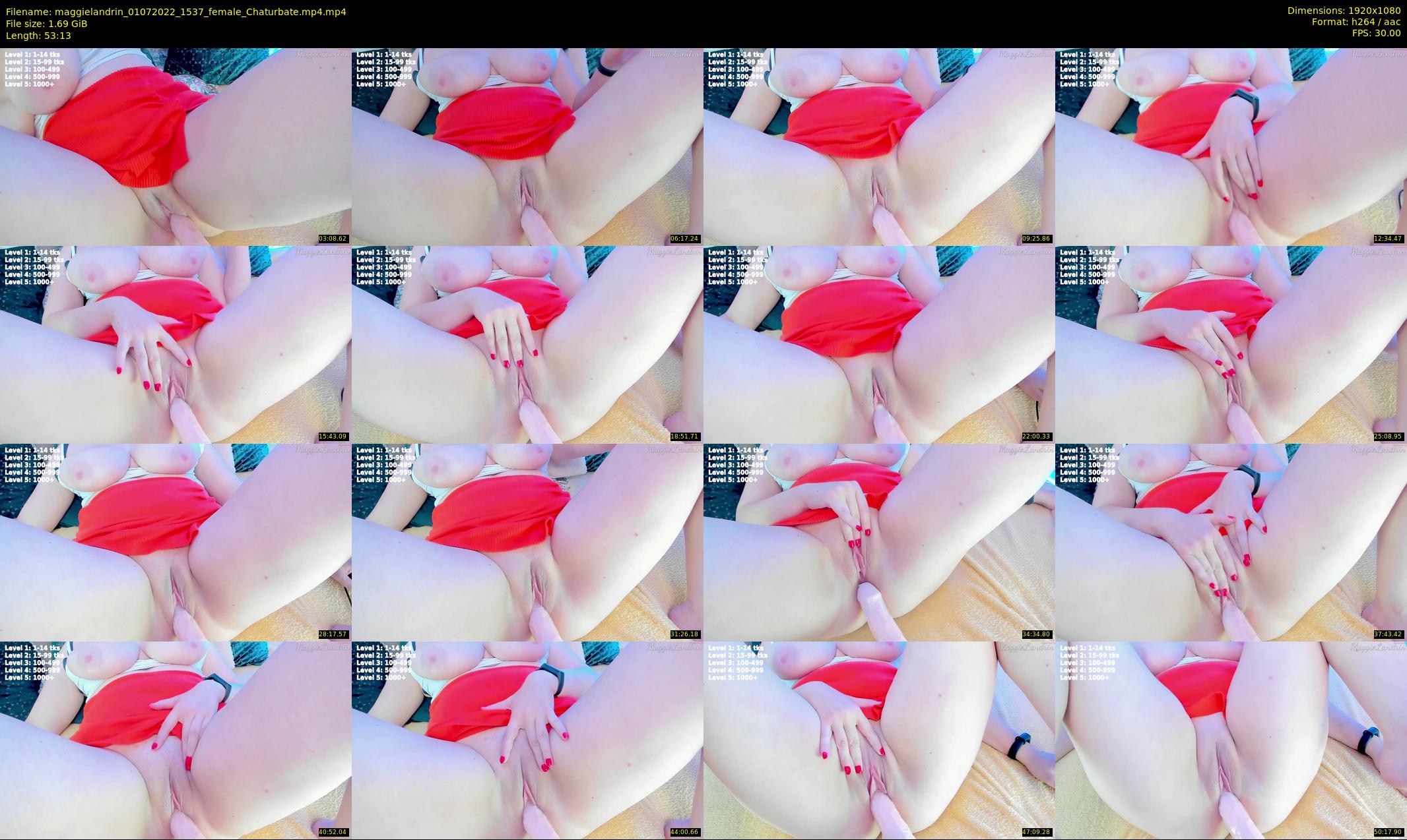 maggielandrin — 54 minute Chaturbate female cam show recording, 1080p, Jul 1, 2022