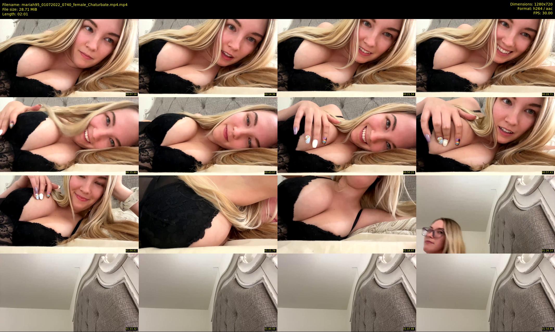 mariah95 — 3 minute Chaturbate female cam show recording, 720p, Jul 1, 2022