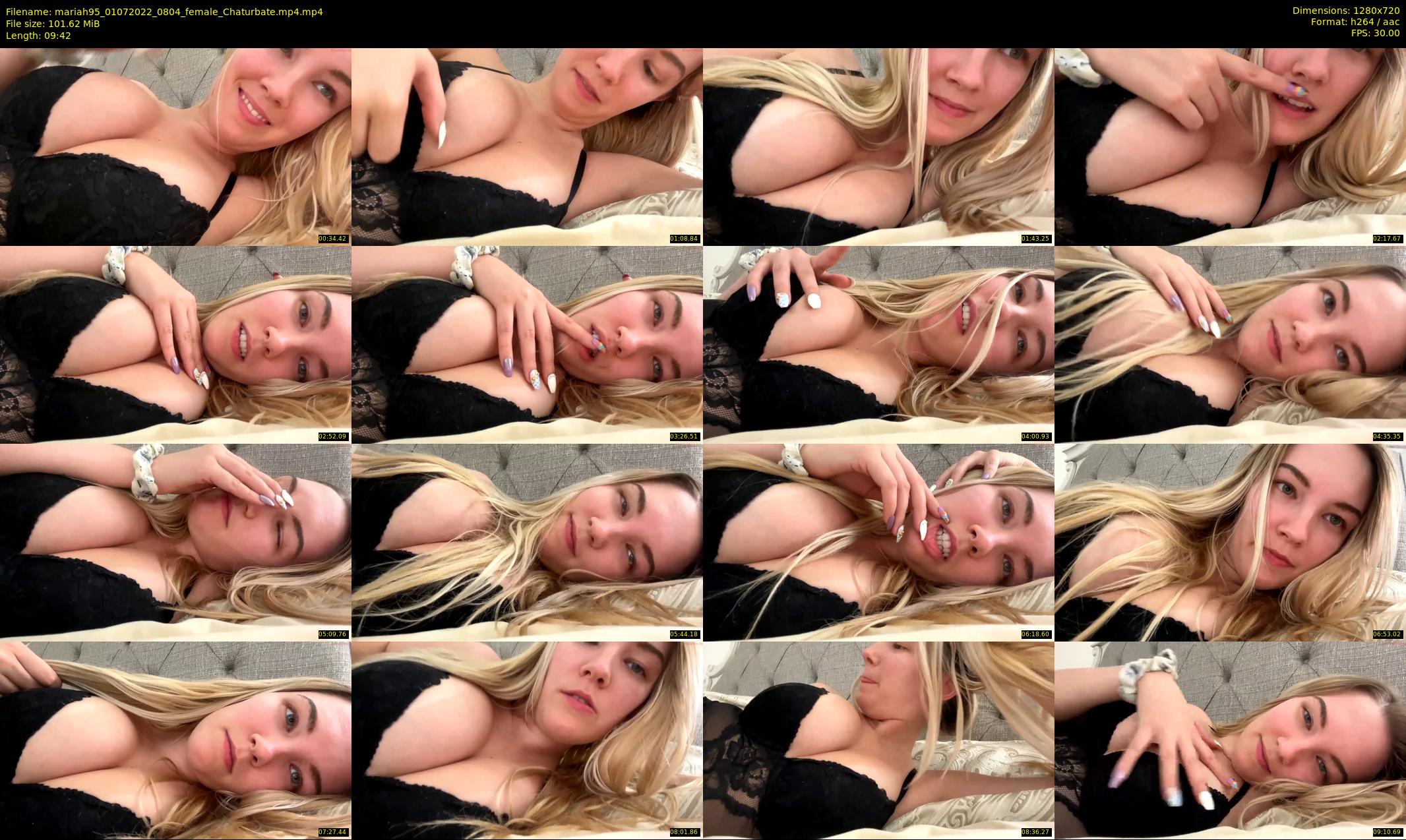 mariah95 — 10 minute Chaturbate female cam show recording, 720p, Jul 1, 2022