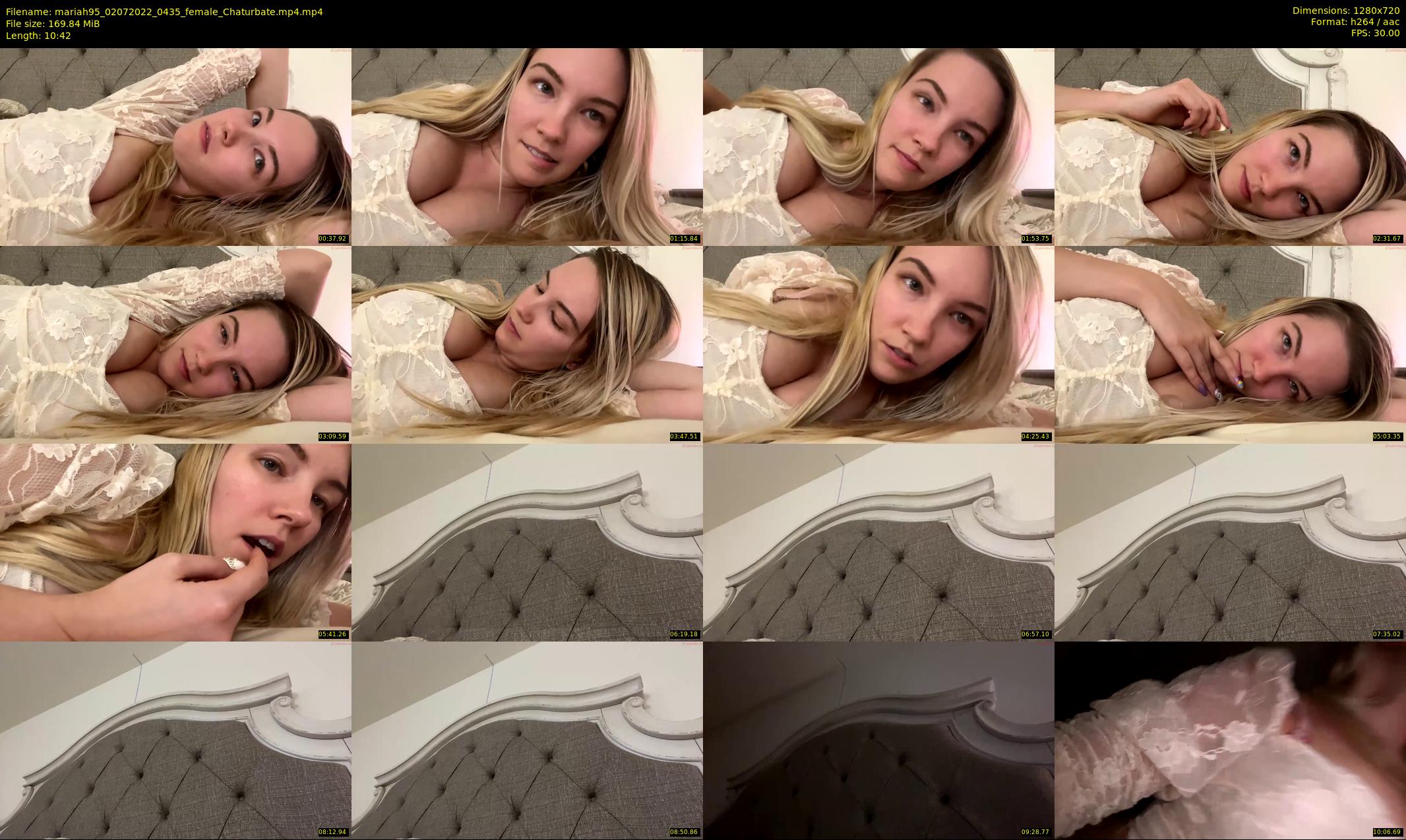 mariah95 — 11 minute Chaturbate female cam show recording, 720p, Jul 2, 2022