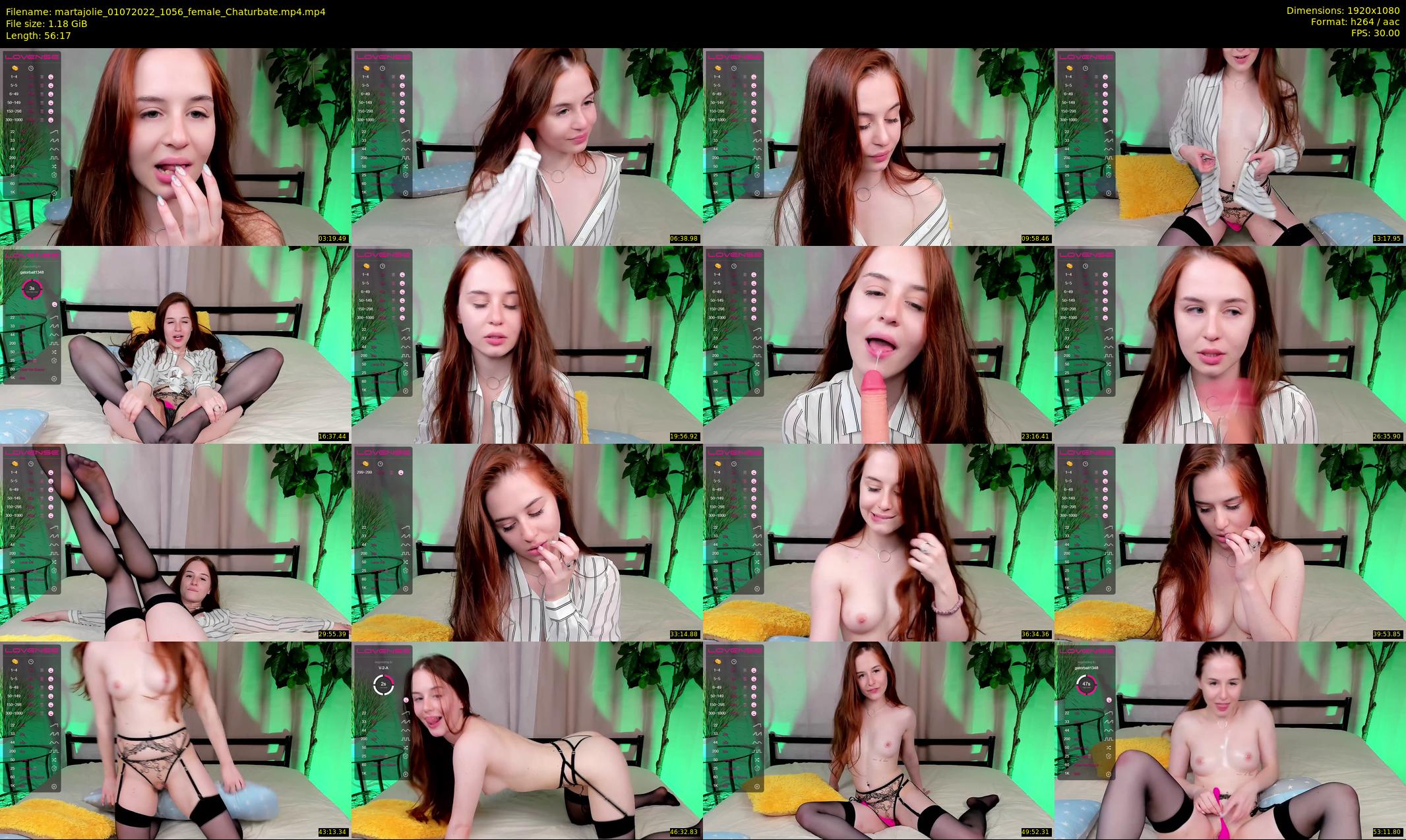martajolie — 57 minute Chaturbate female cam show recording, 1080p, Jul 1, 2022