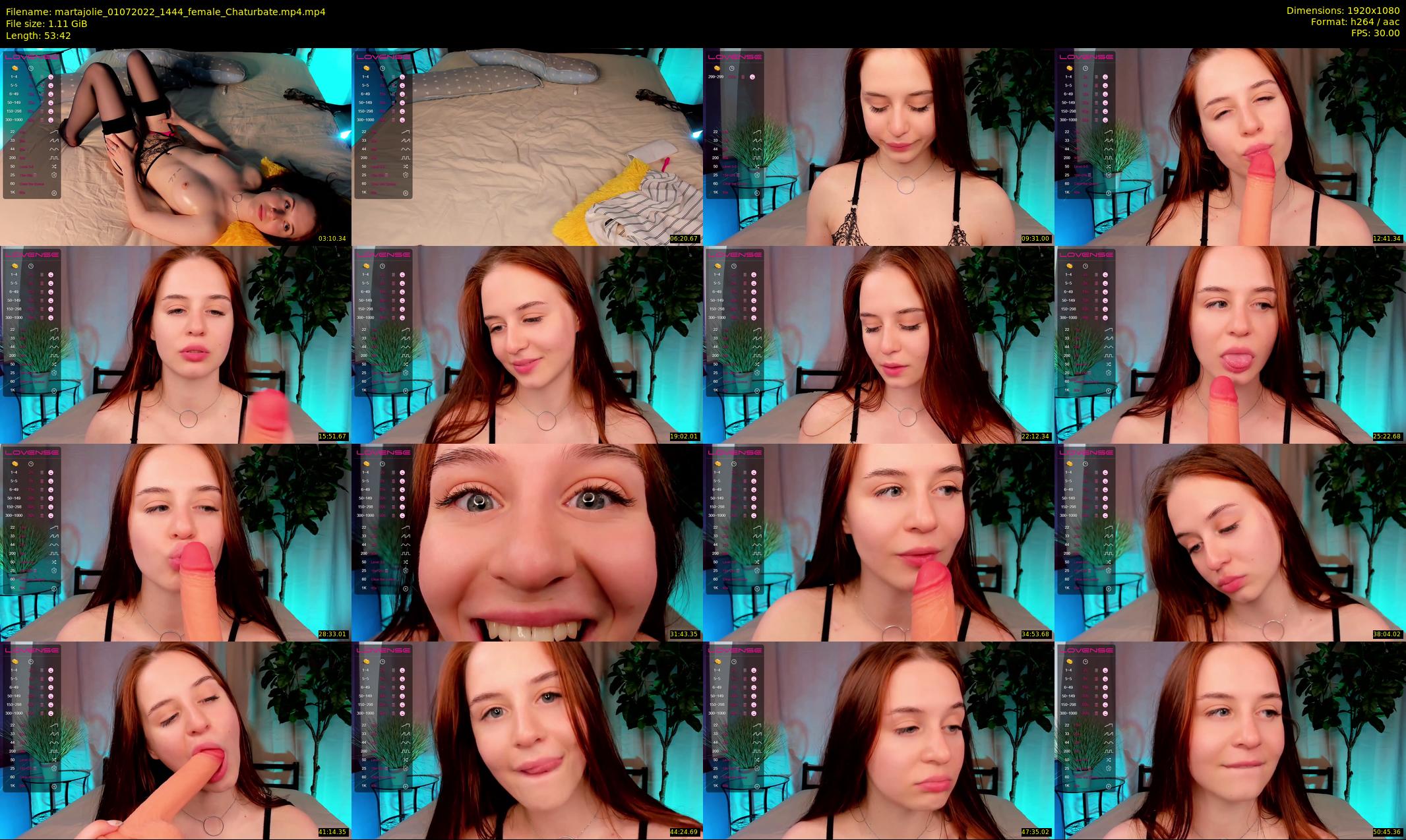 martajolie — 54 minute Chaturbate female cam show recording, 1080p, Jul 1, 2022