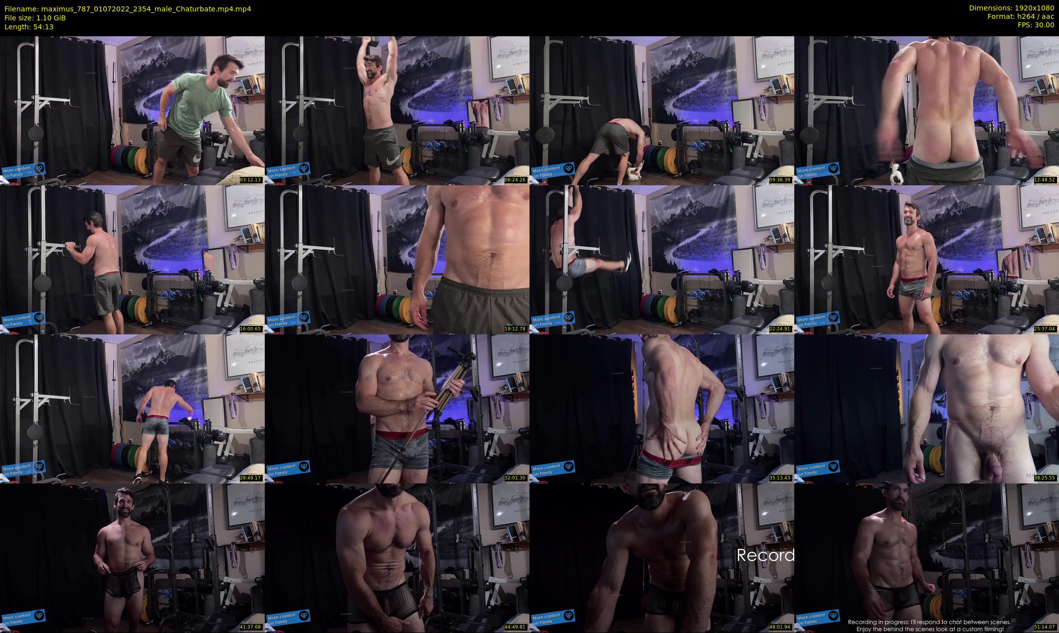 maximus_787 — 55 minute Chaturbate male cam show recording, 1080p, Jul 1, 2022