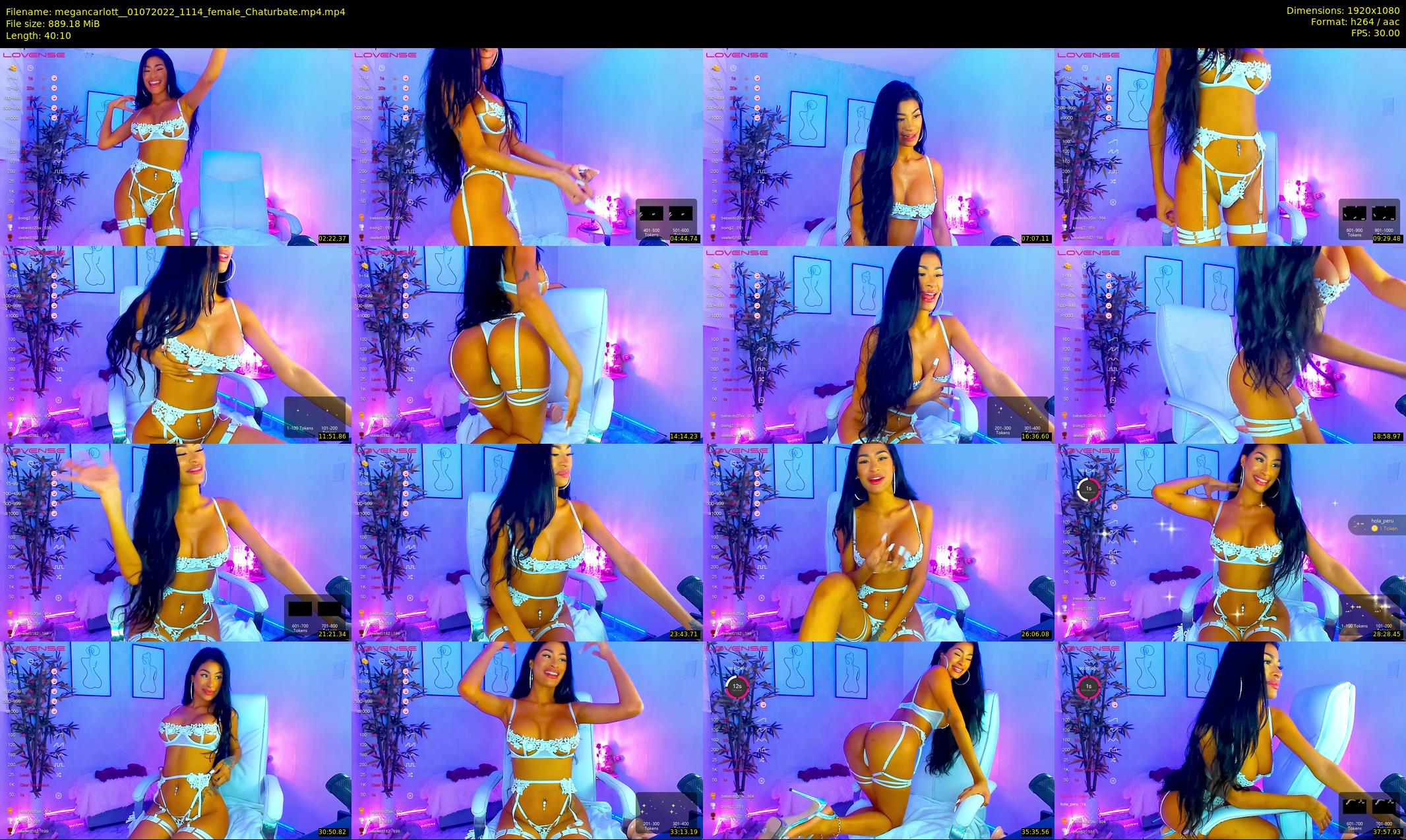 megancarlott_ — 41 minute Chaturbate female cam show recording, 1080p, Jul 1, 2022