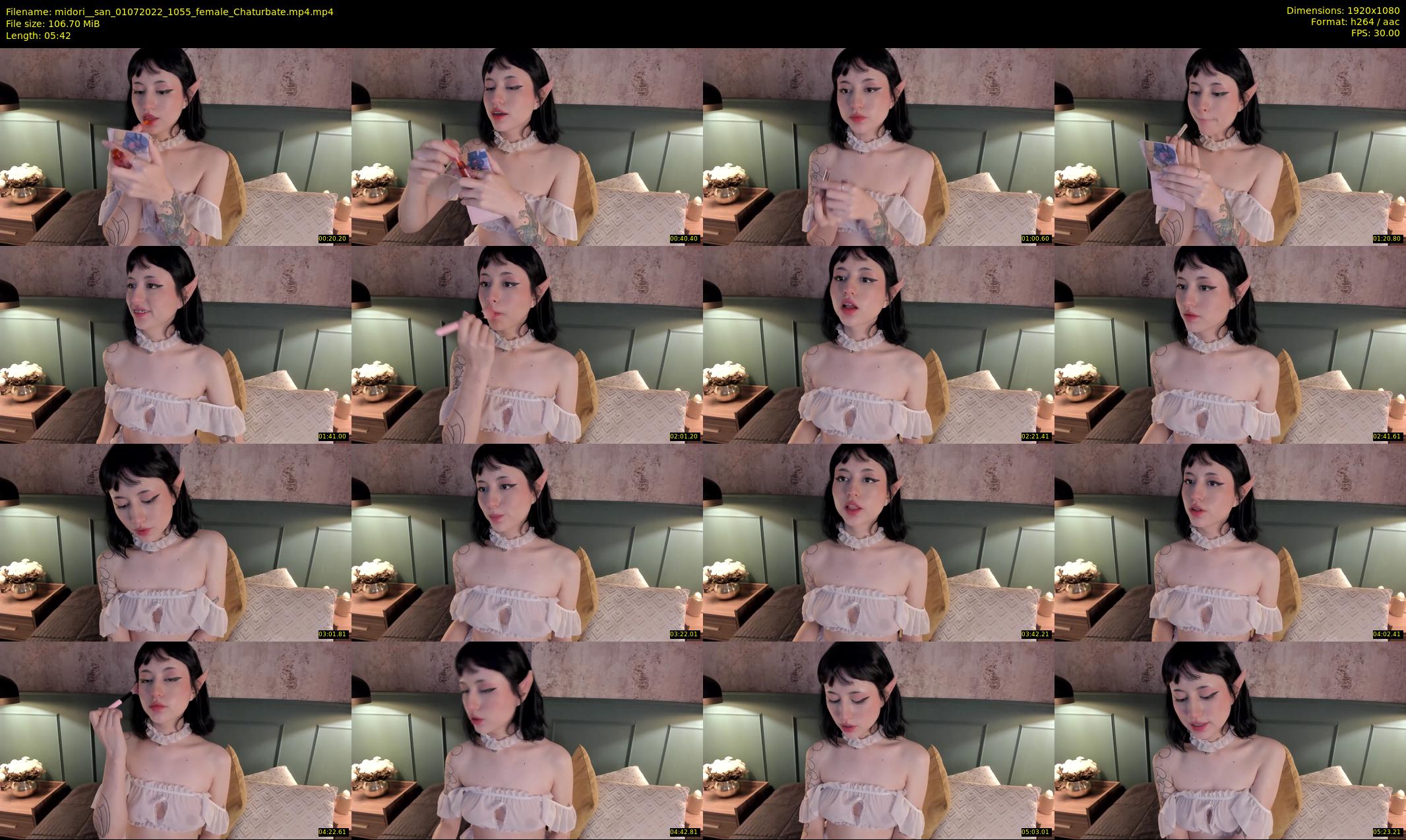 midori__san — 6 minute Chaturbate female cam show recording, 1080p, Jul 1, 2022
