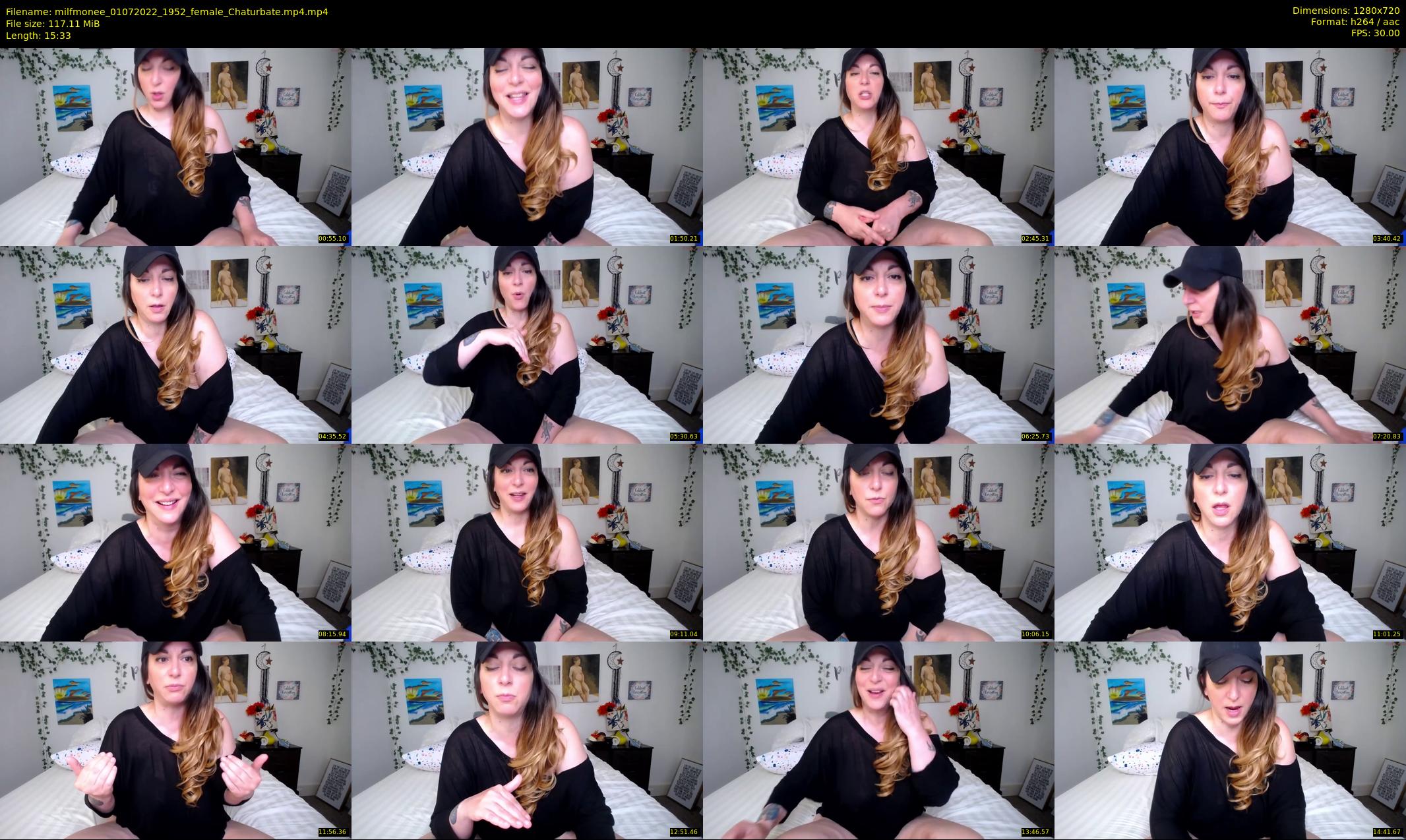 milfmonee — 16 minute Chaturbate female cam show recording, 720p, Jul 1, 2022