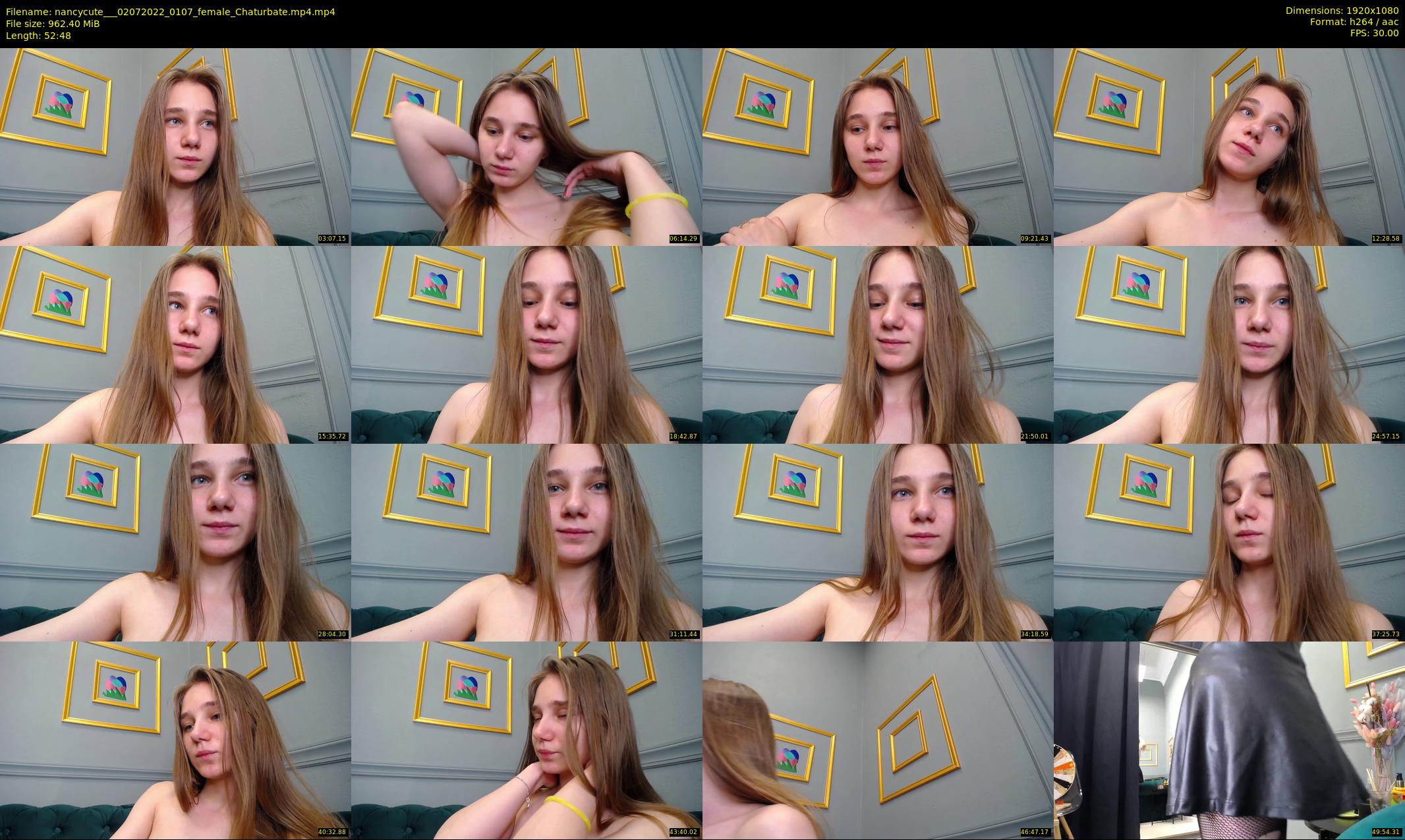 nancycute__ — 53 minute Chaturbate female cam show recording, 1080p, Jul 2, 2022