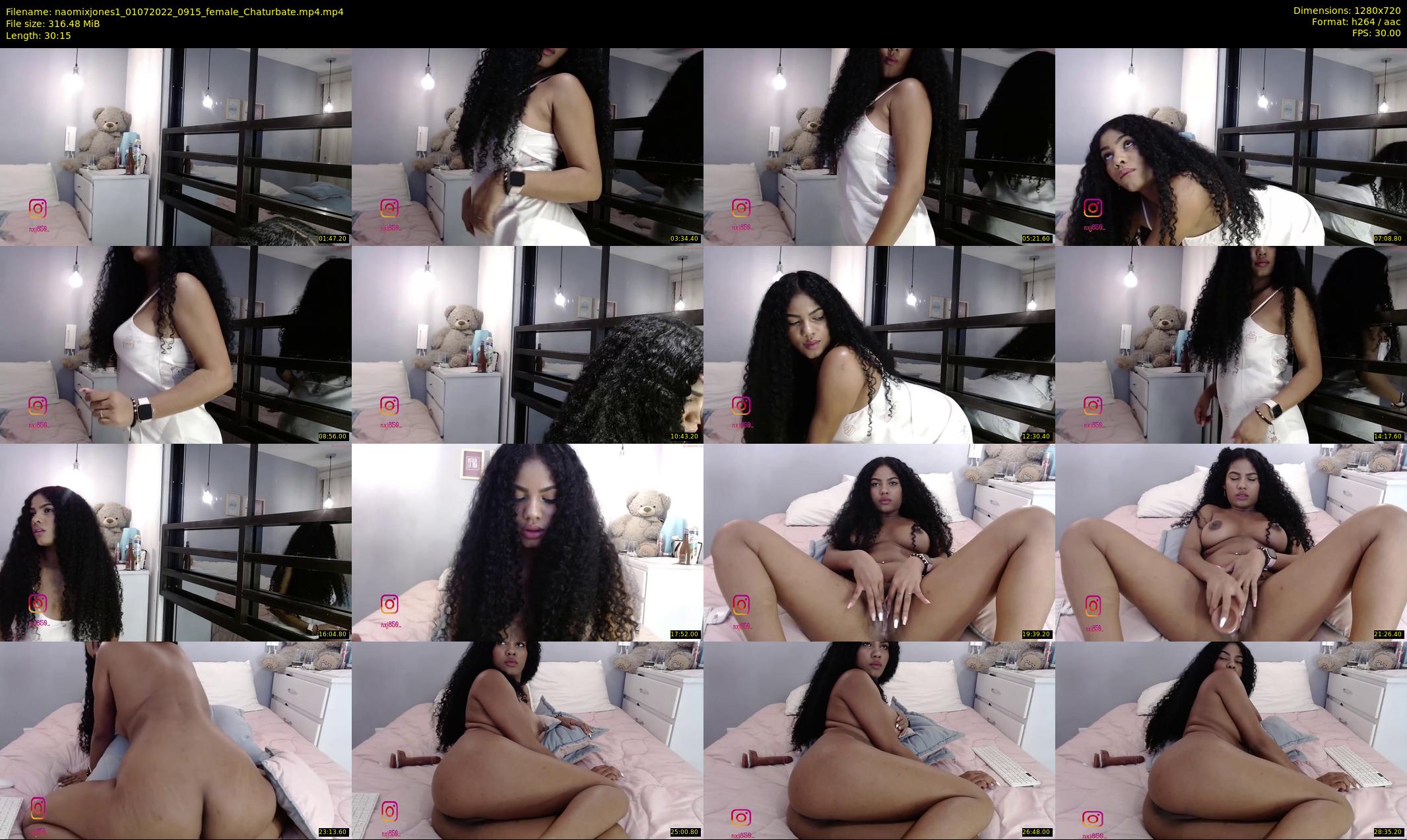 naomixjones1 — 31 minute Chaturbate female cam show recording, 720p, Jul 1, 2022