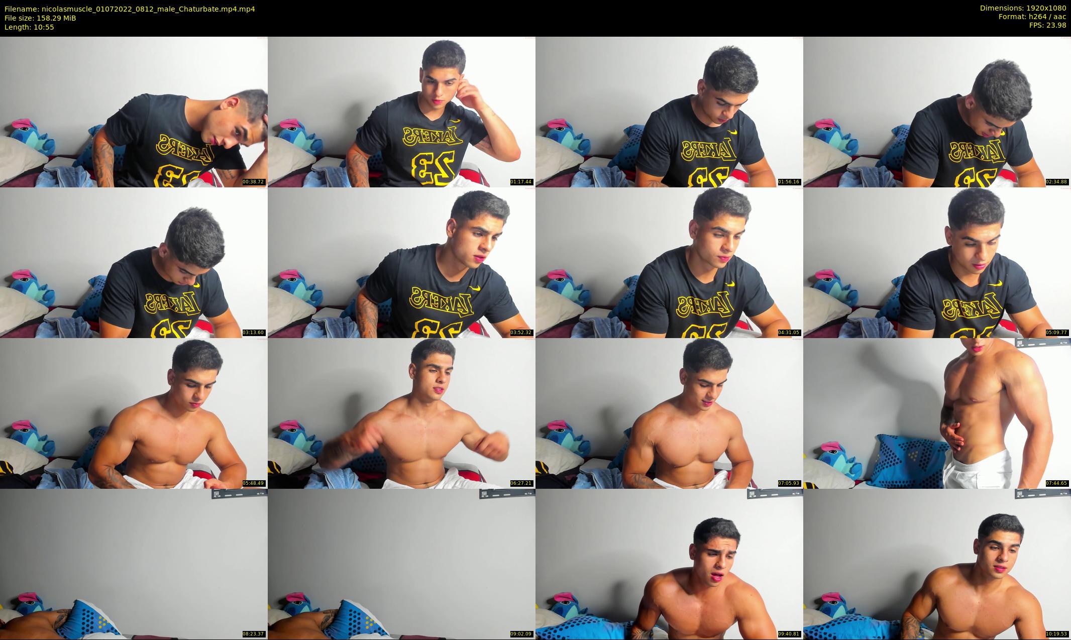nicolasmuscle — 11 minute Chaturbate male cam show recording, 1080p, Jul 1, 2022