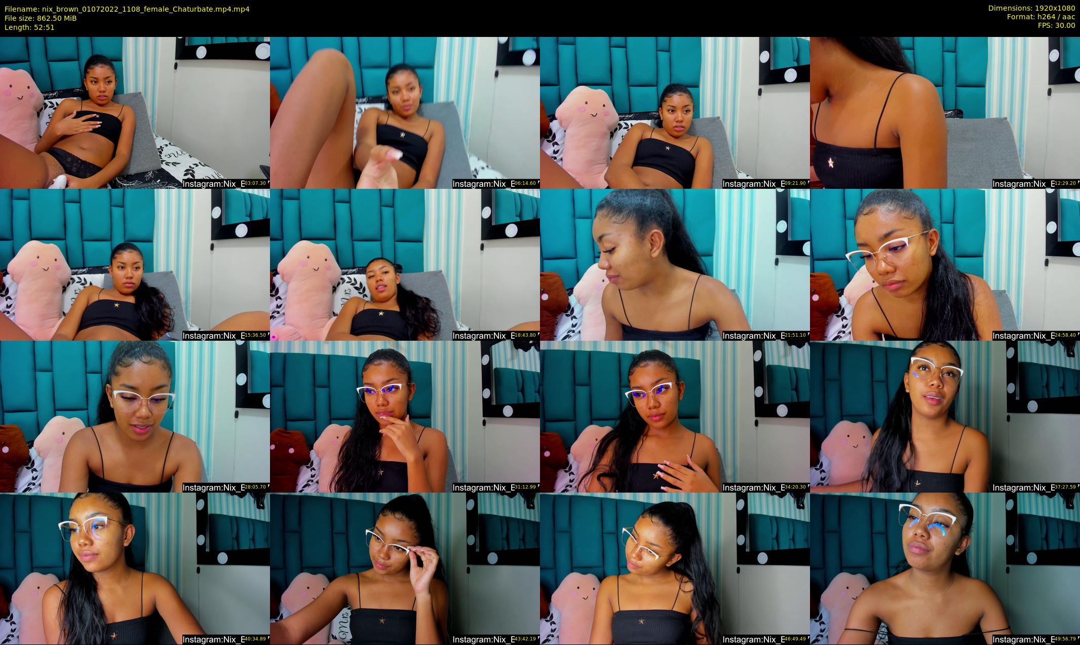 nix_brown — 53 minute Chaturbate female cam show recording, 1080p, Jul 1, 2022