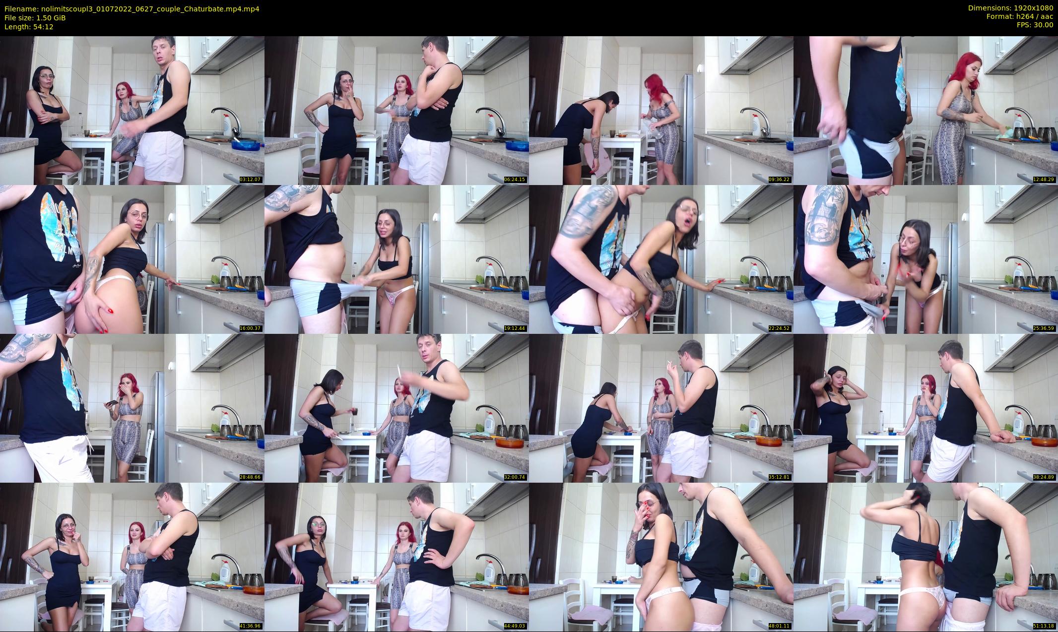 nolimitscoupl3 — 55 minute Chaturbate couple cam show recording, 1080p, Jul 1, 2022