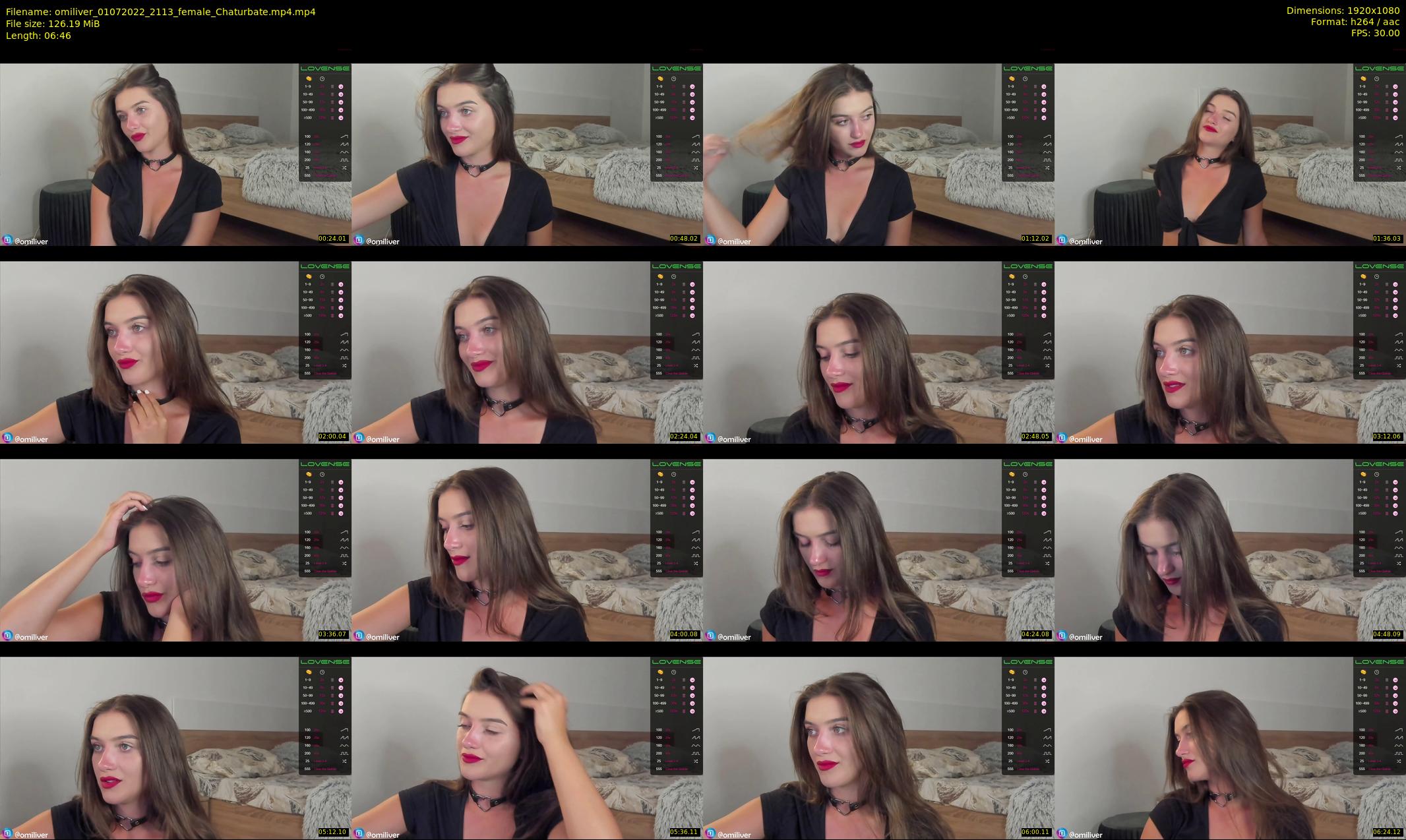 omiliver — 7 minute Chaturbate female cam show recording, 1080p, Jul 1, 2022