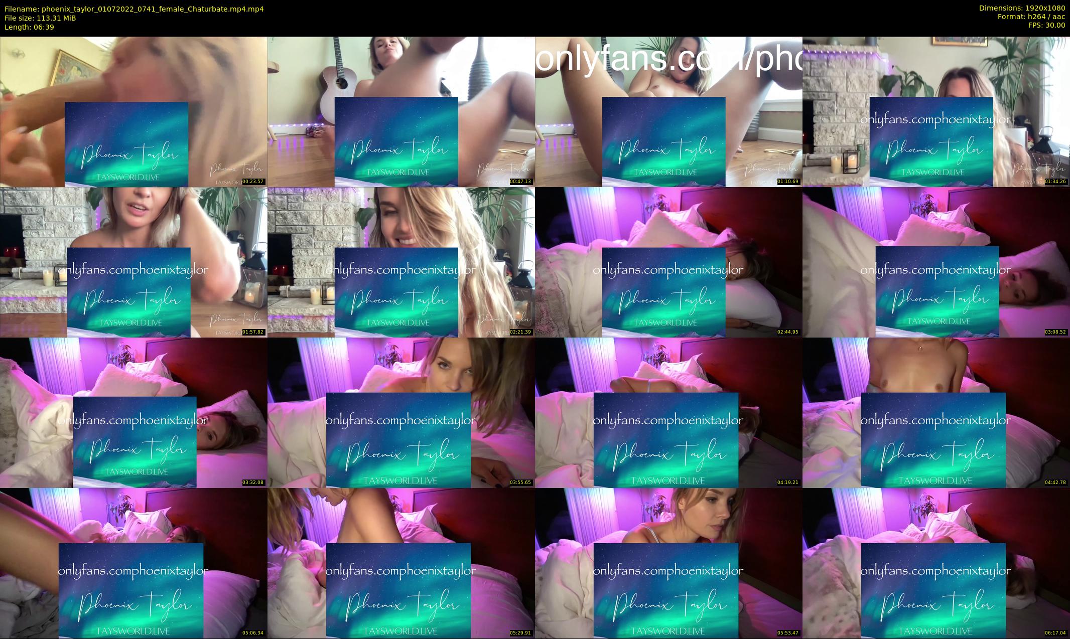 phoenix_taylor — 7 minute Chaturbate female cam show recording, 1080p, Jul 1, 2022
