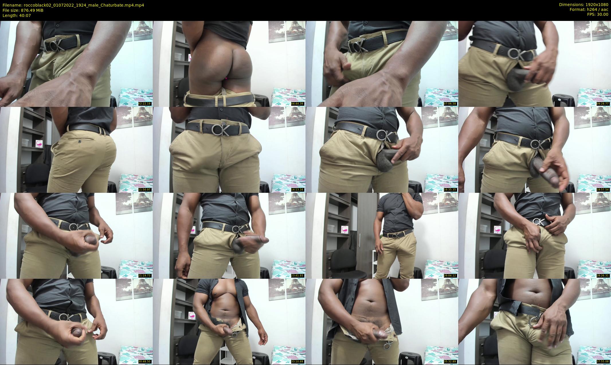 roccoblack02 — 41 minute Chaturbate male cam show recording, 1080p, Jul 1, 2022